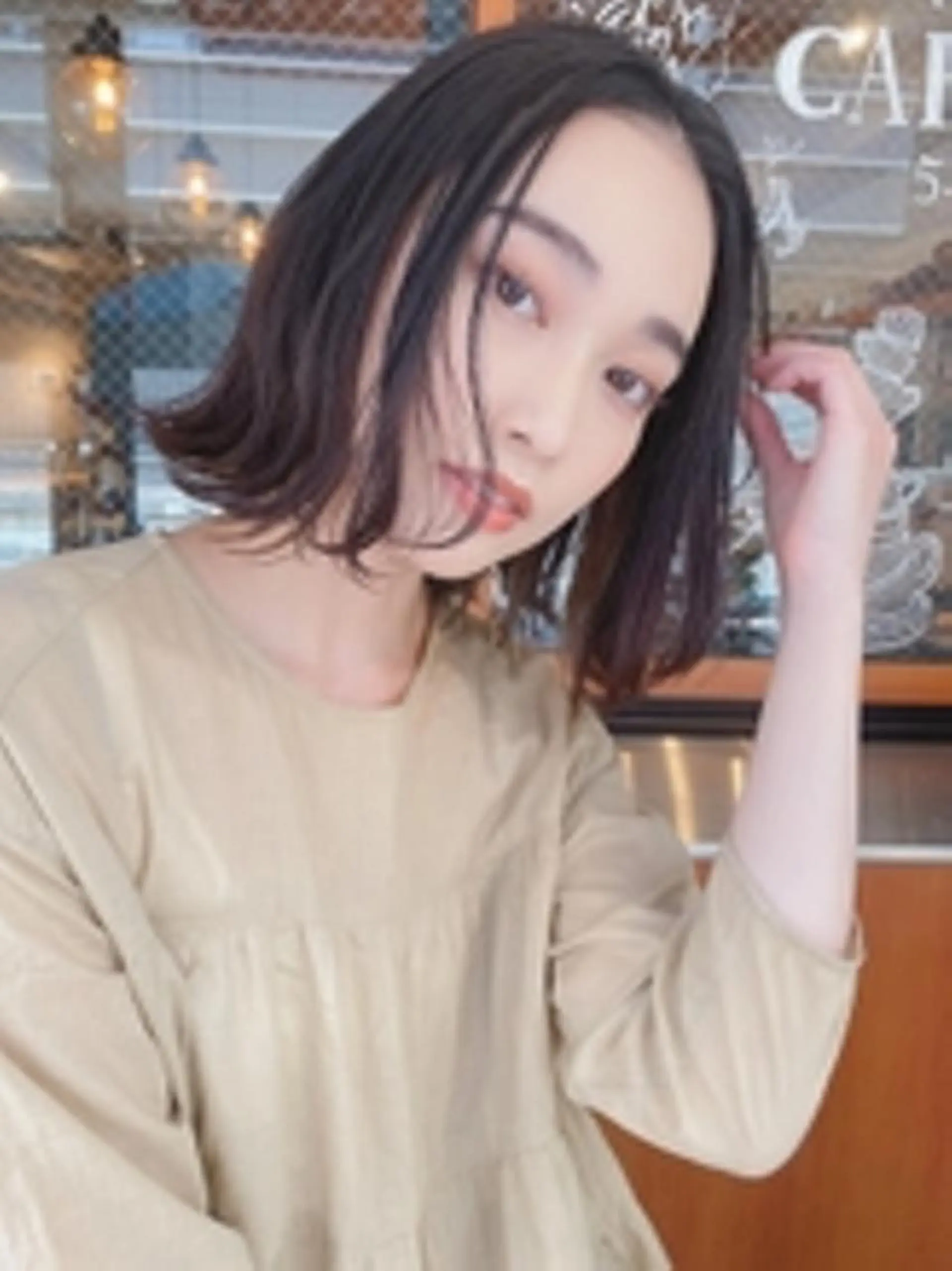 カラー セミロング ⭐️Shelter by TOKYO⭐️のヘアスタイル