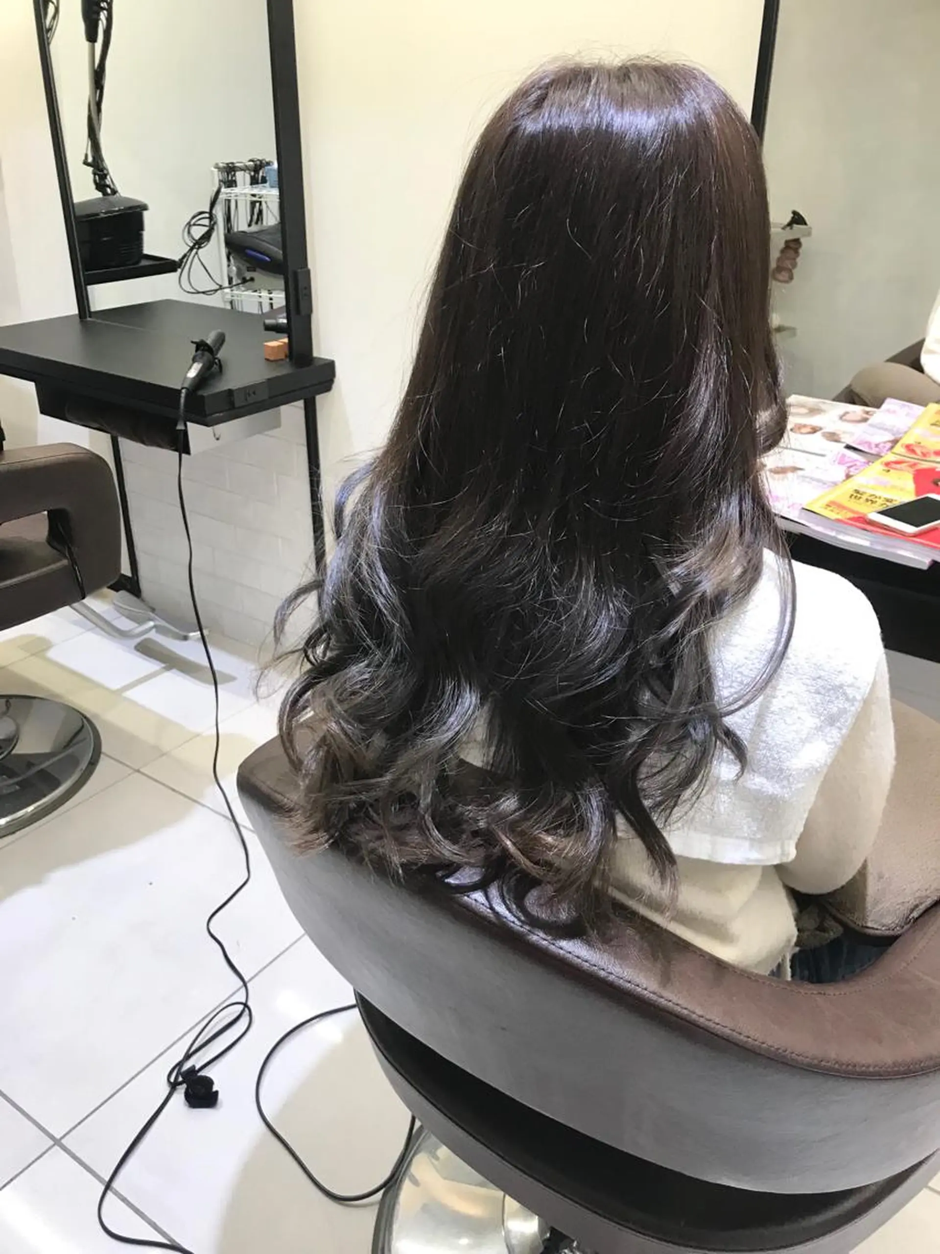 ロング カラー ロング カット ヘアカラー トリートメント Renatus店長 金子裕美のヘアスタイル