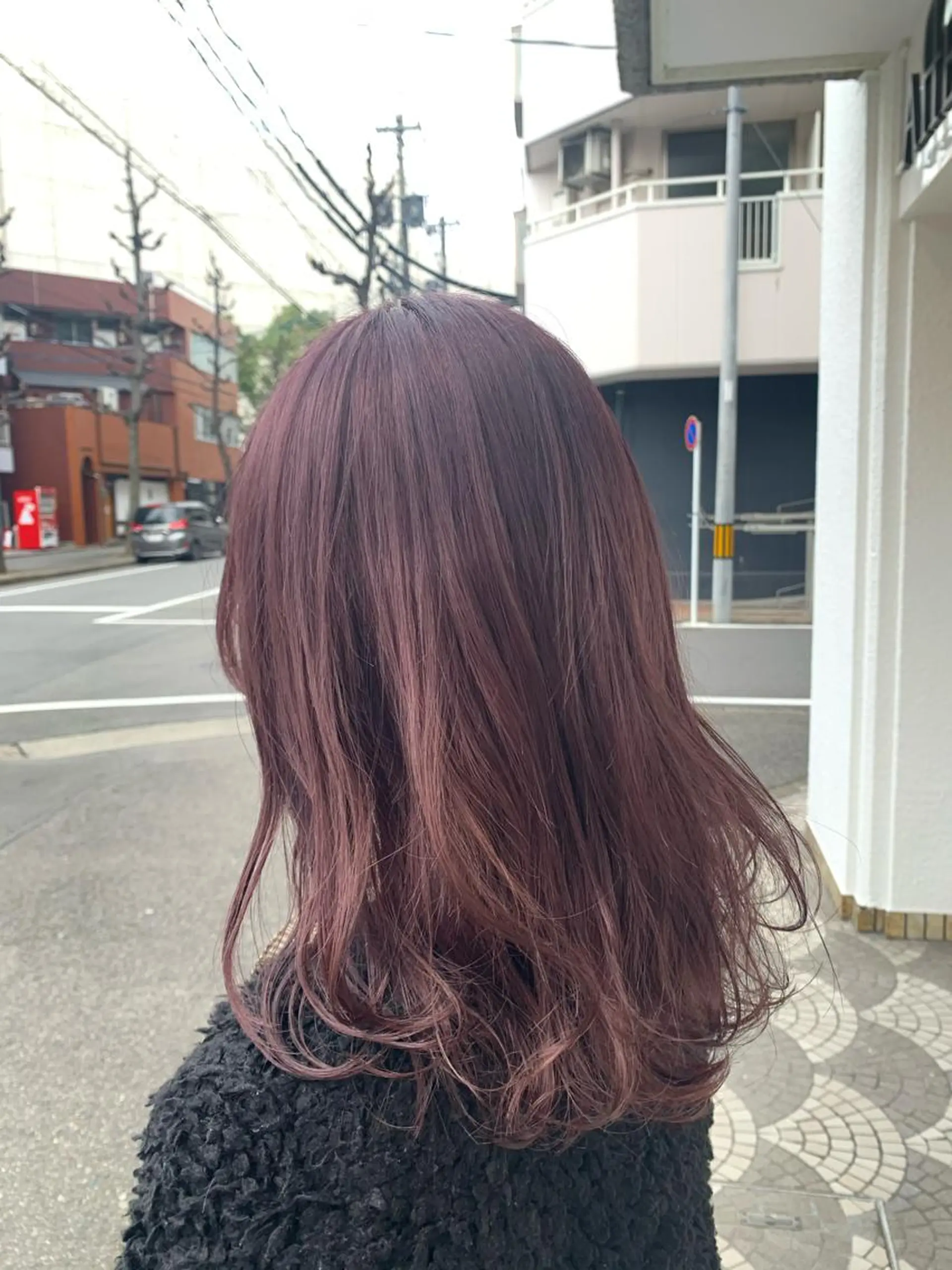 ロング カラー ヘアカラー トリートメント 山下恋佳/矢場町/ ブリーチ/ショートのヘアスタイル