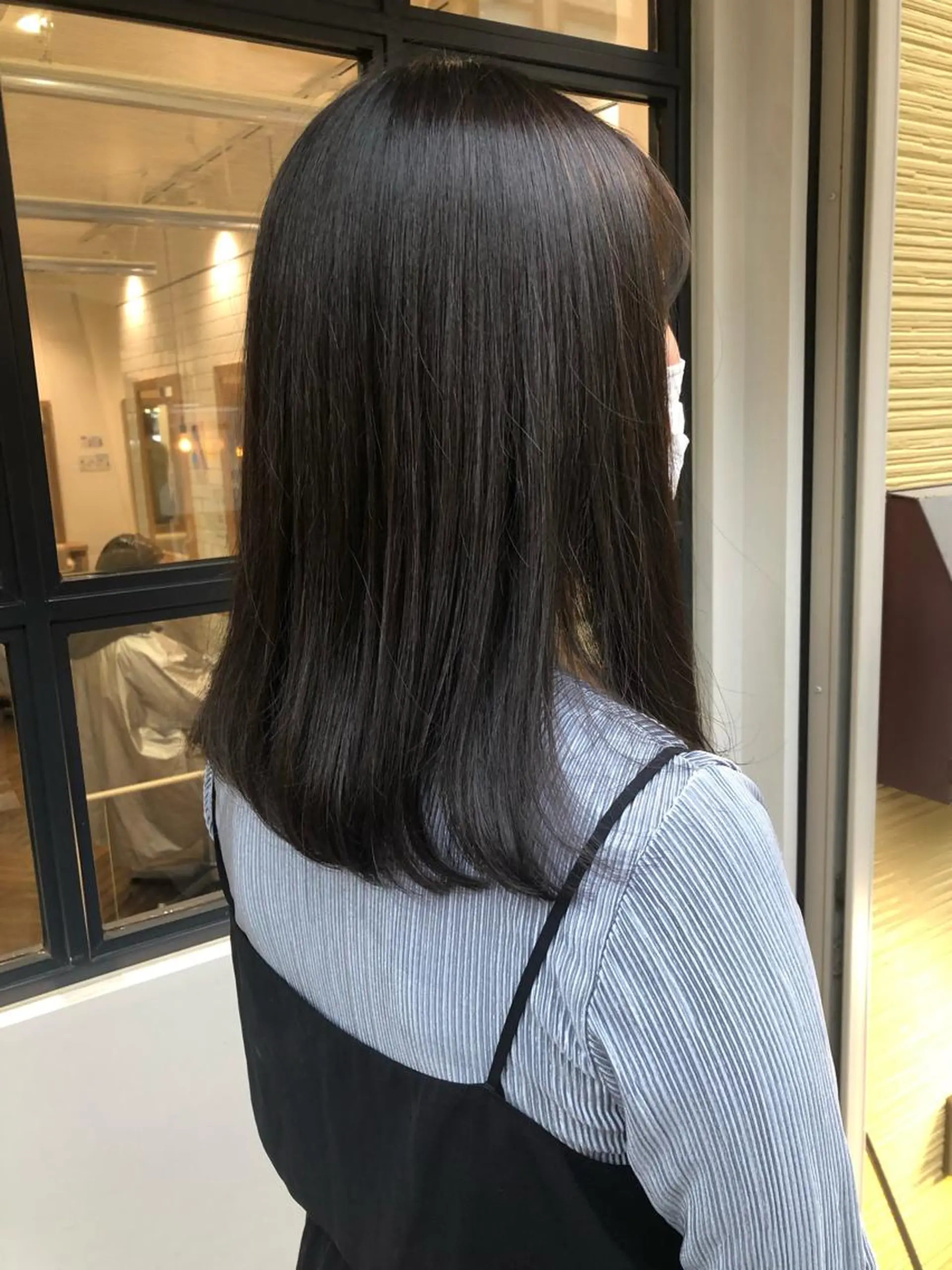 セミロング カット トリートメント レイヤー/お顔まわり 暖色カラー🍑Amiのヘアスタイル