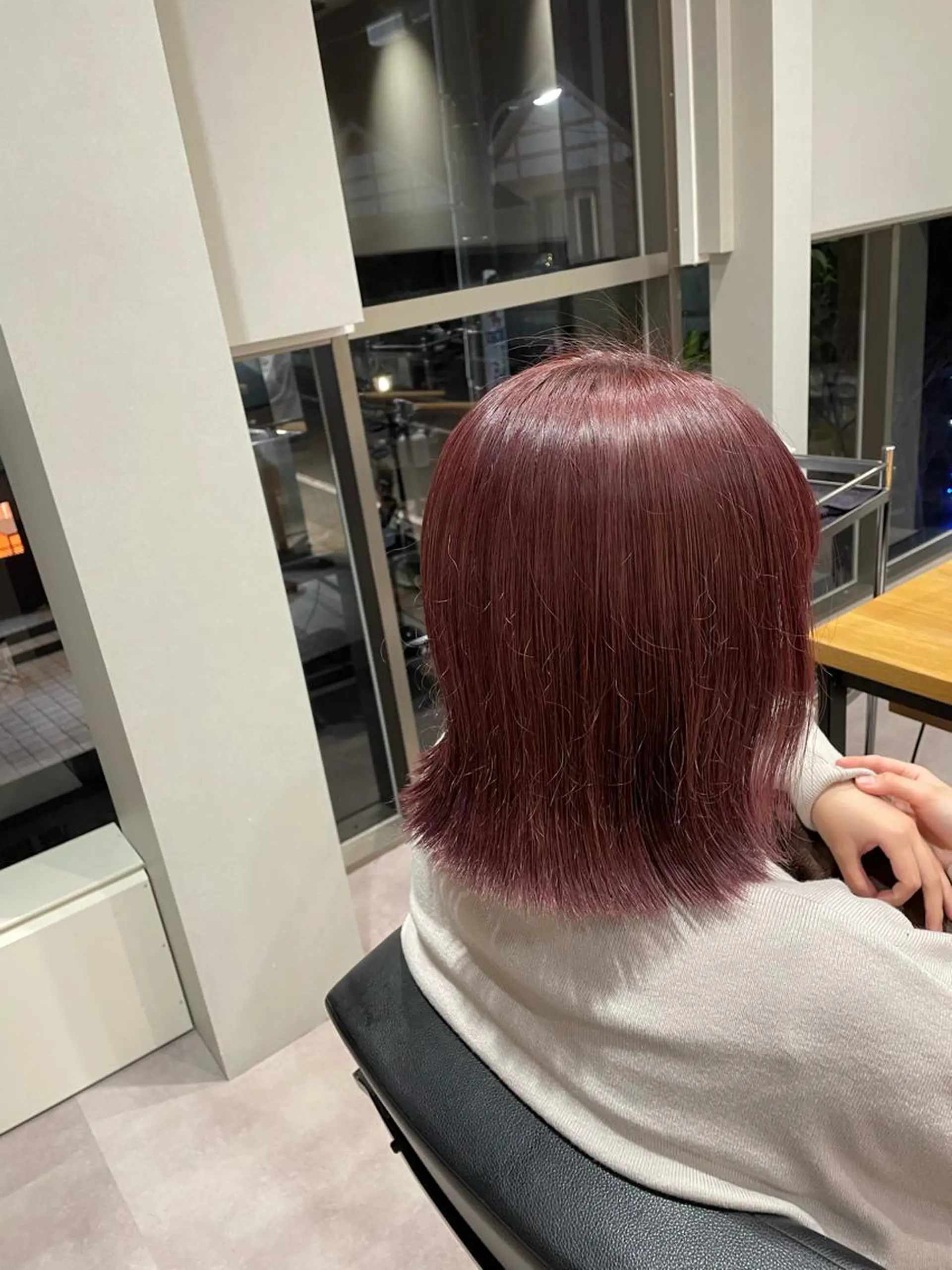 ミディアム カラー バレイヤージュ ベージュカラー ブリーチ ブロンド デザインカラー ヘアカラー 韓国風/オシャレ /縮毛矯正/滝口琴未のヘアスタイル