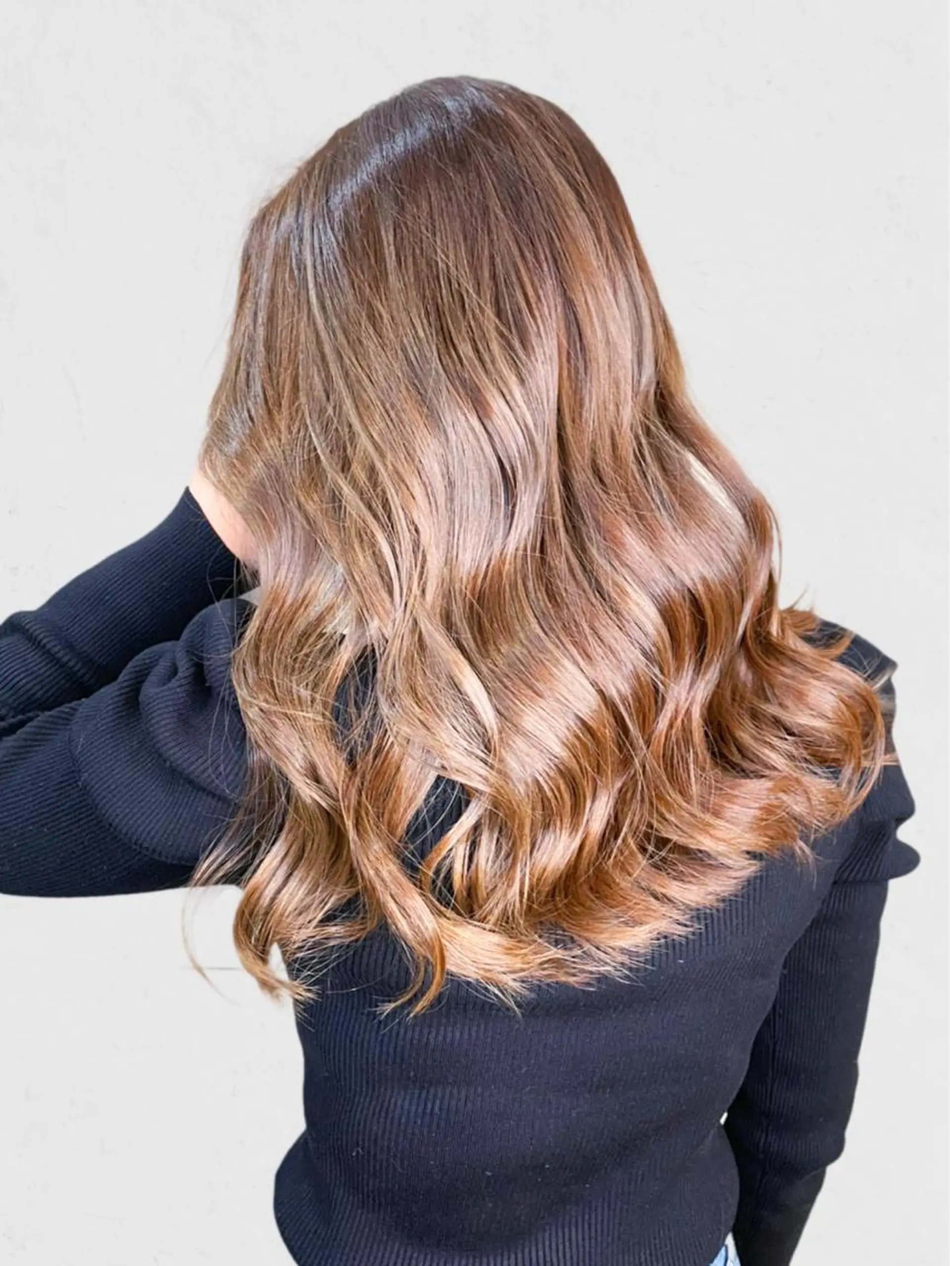 セミロング カラー ヘアアレンジ VIM hairおもろまち店のヘアスタイル