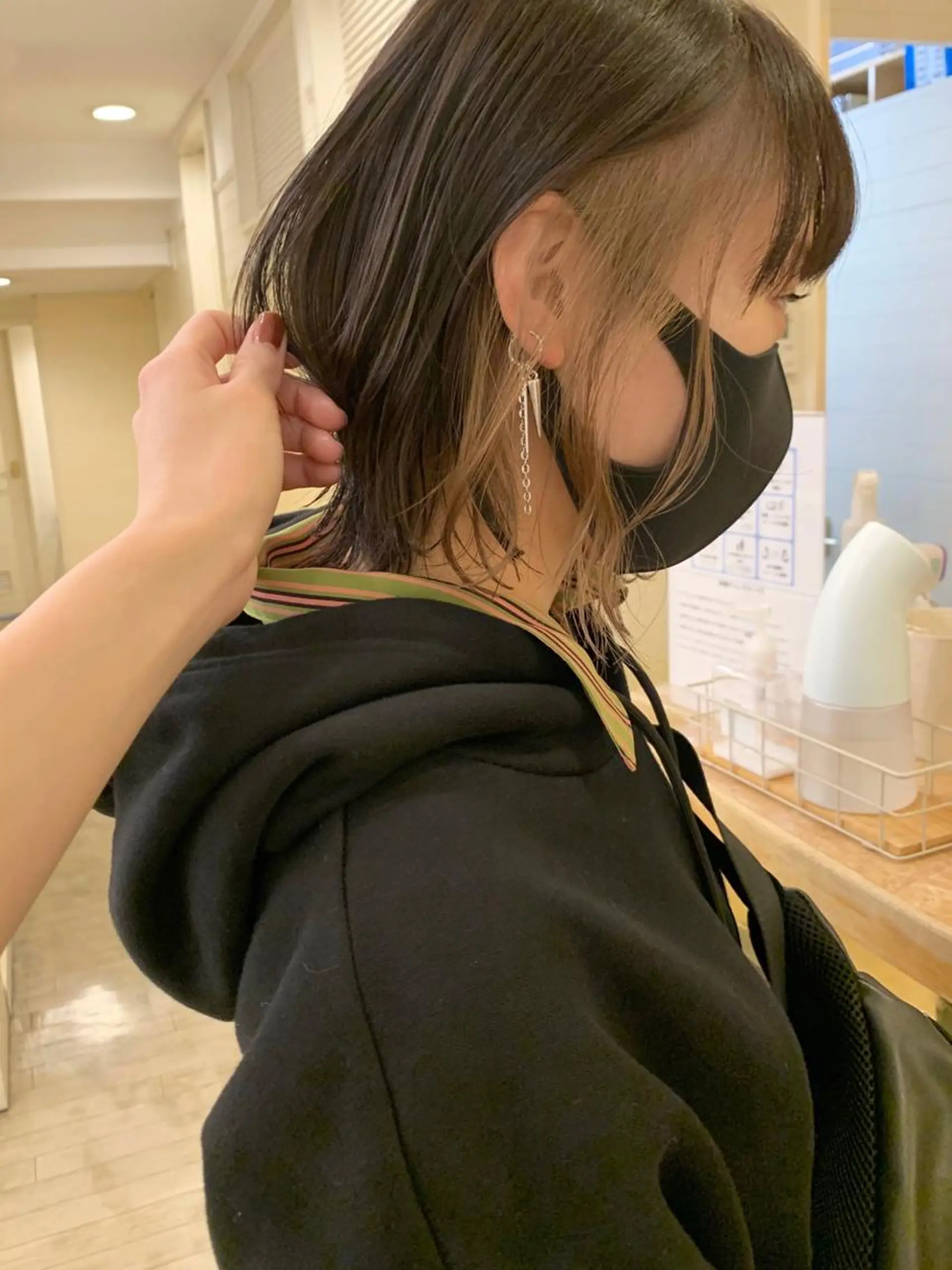 ミディアム イエローカラー 【ボブ/個室サロン】 癒し空間mimuraのヘアスタイル