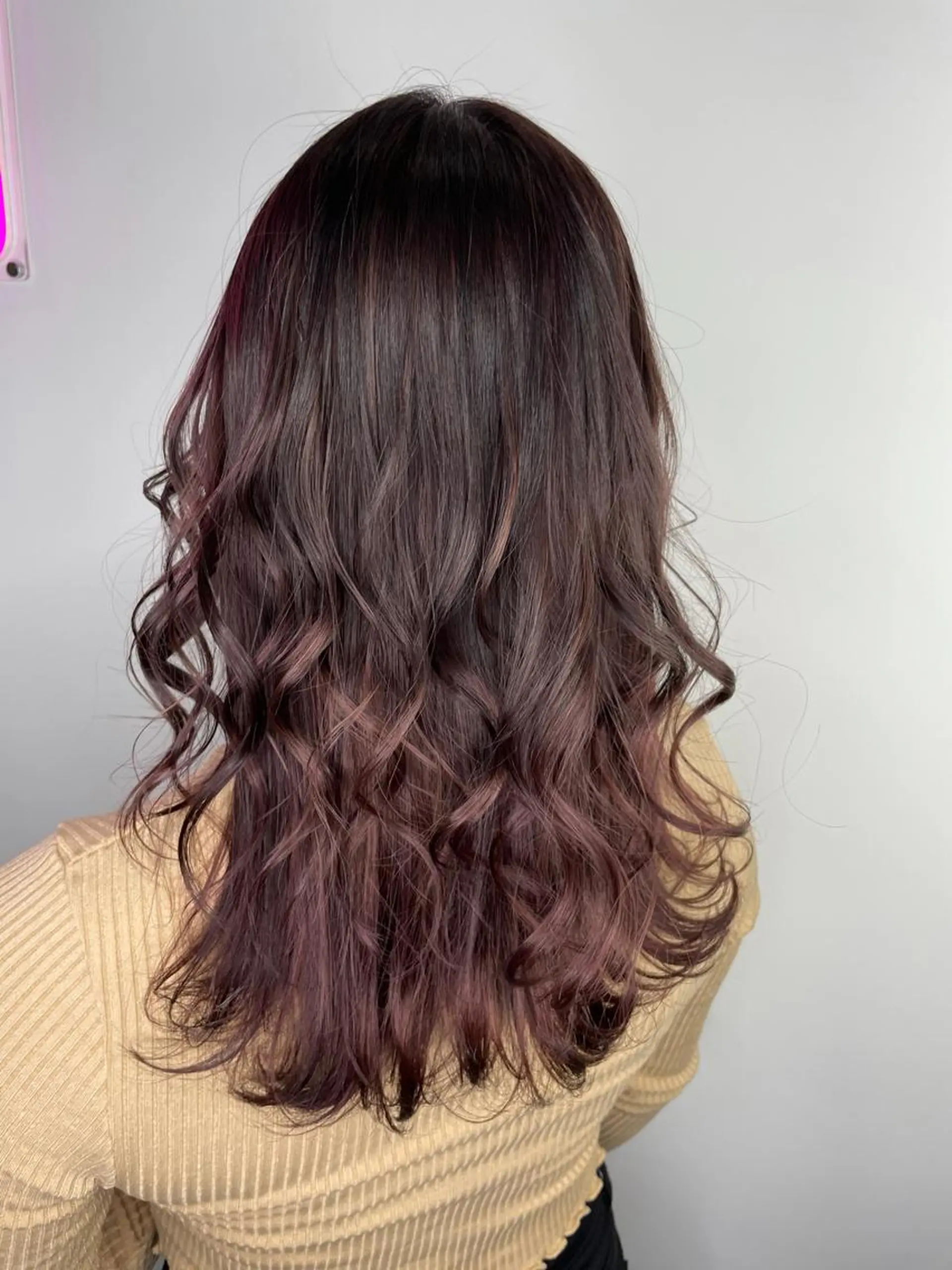 ミディアム カラー 髪質改善縮毛矯正 kosuke_IJKのヘアスタイル