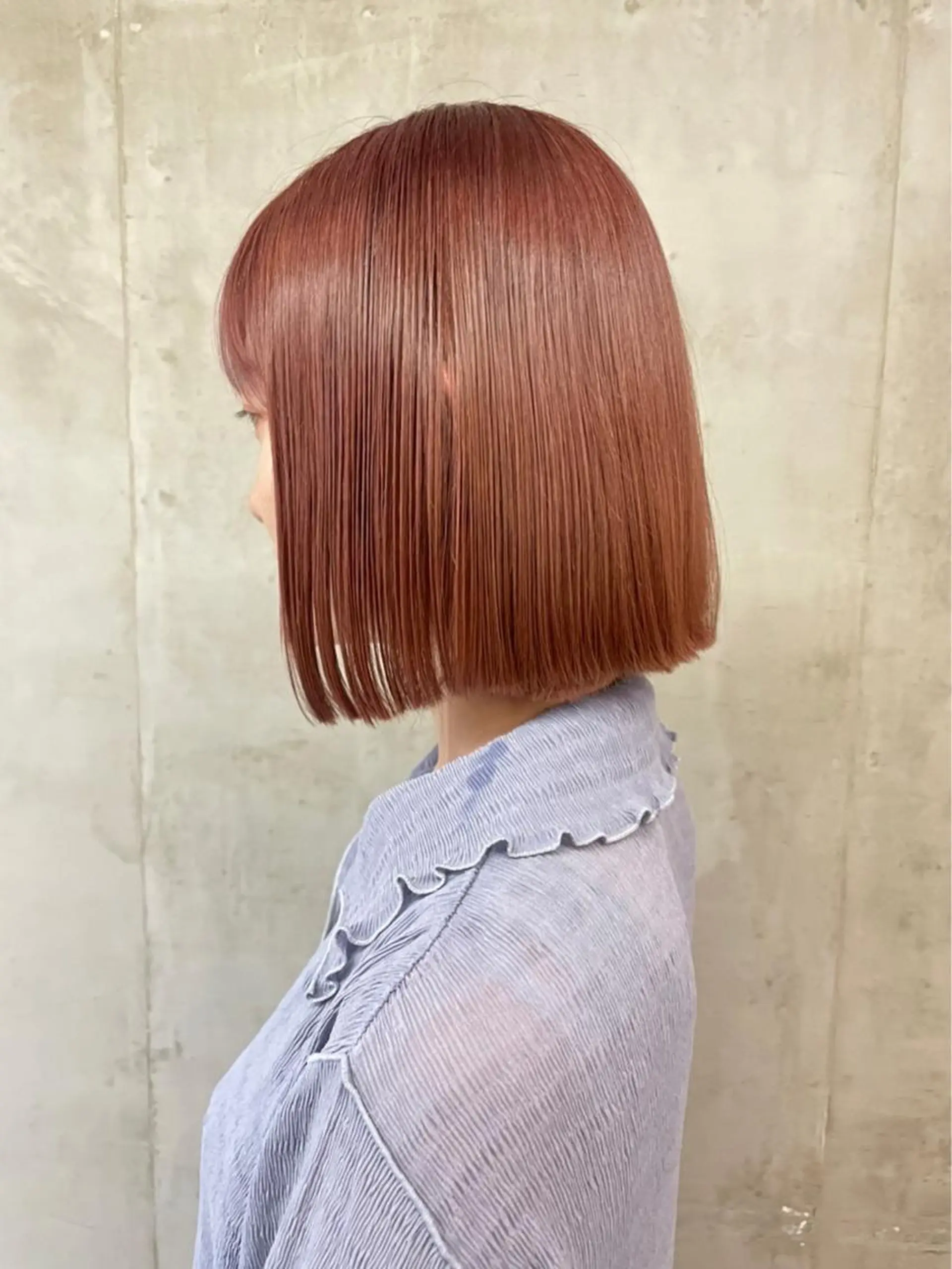 ショート カラー ハイトーンカラー ハイトーンオレンジ オレンジ SALT WATER  恵比寿所属・SALTWATER AYARIのヘアスタイル