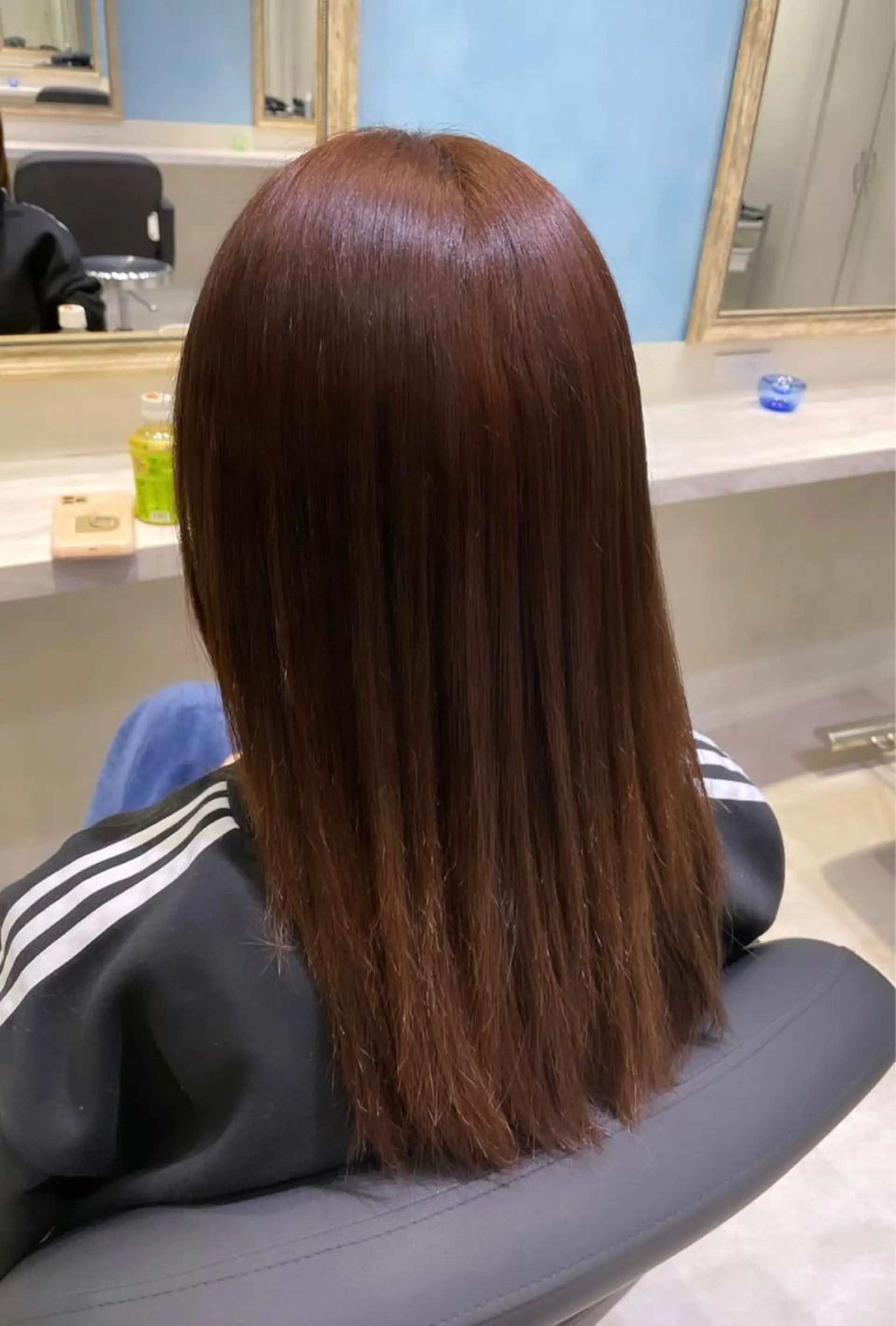 ロング カラー 🌷ピンク/韓国風 暖色カラー ゆい🌷のヘアスタイル