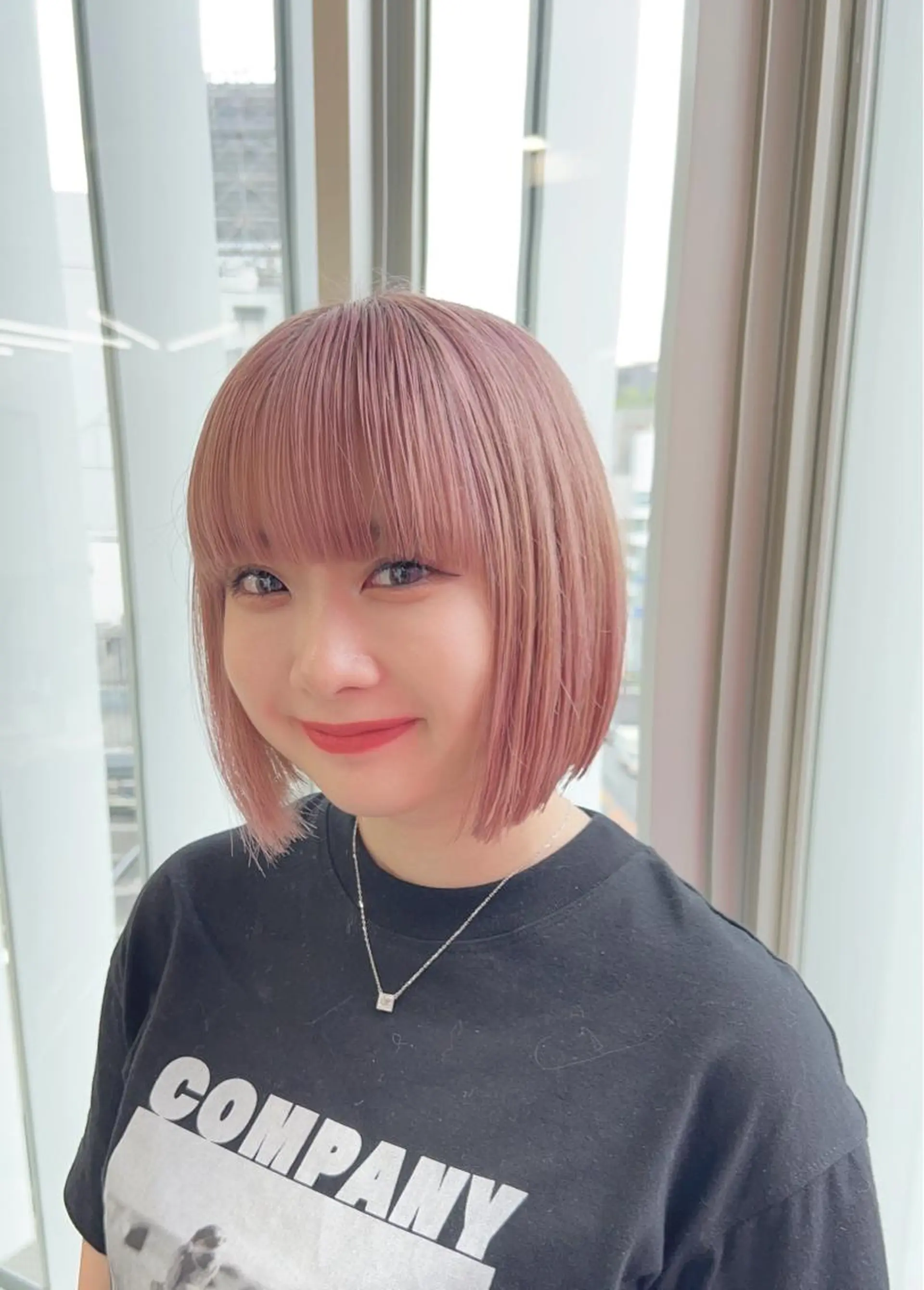 ミディアム ミディアムパーマ ボブ 外国人風カラー 髪質改善 レイヤーカット カット ヘアカラー エクステ MiRI💜地毛級 エクステ✖似合わせ技のヘアスタイル