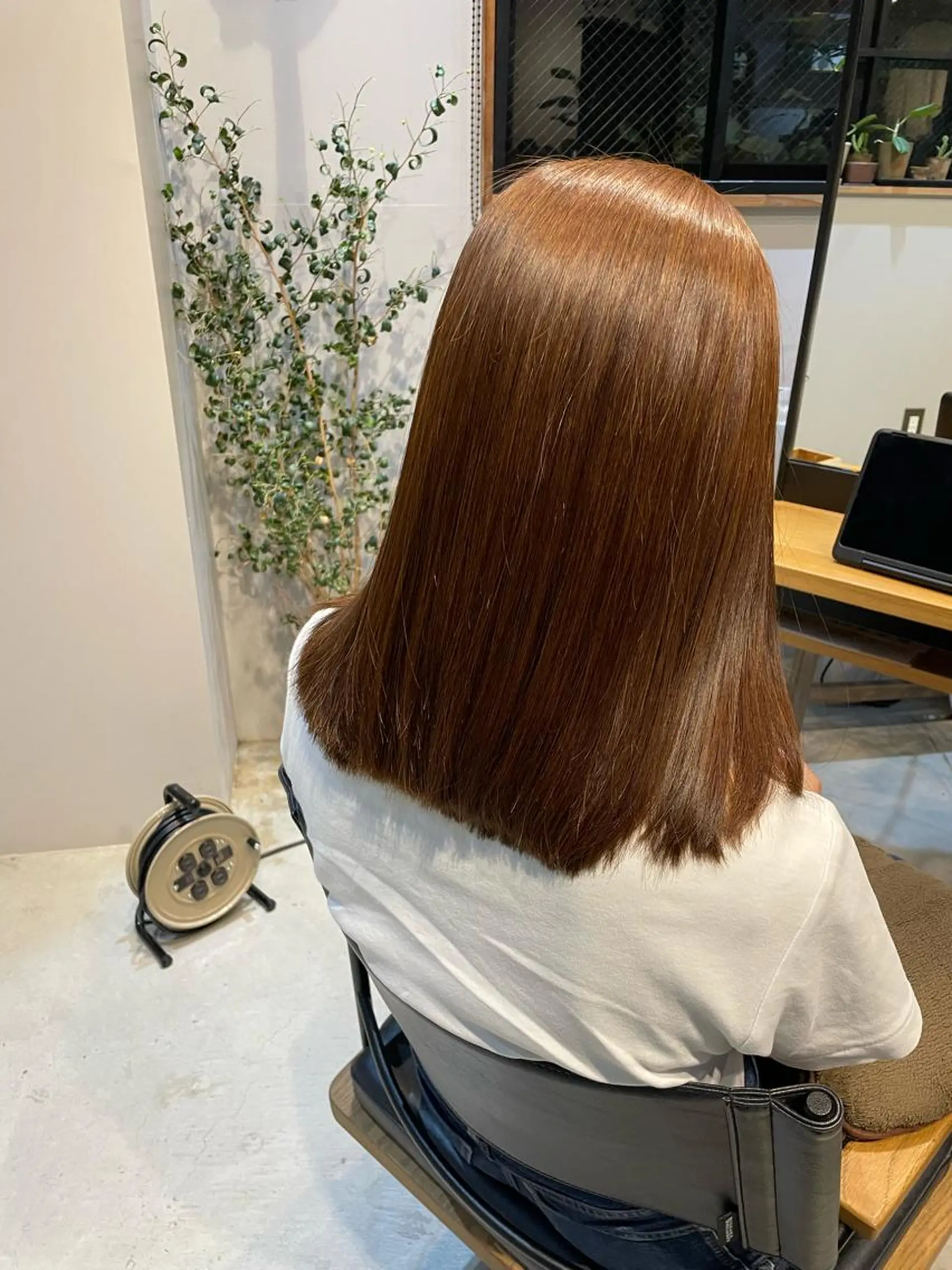 ミディアム 髪質改善 カット Loma ミレイのヘアスタイル