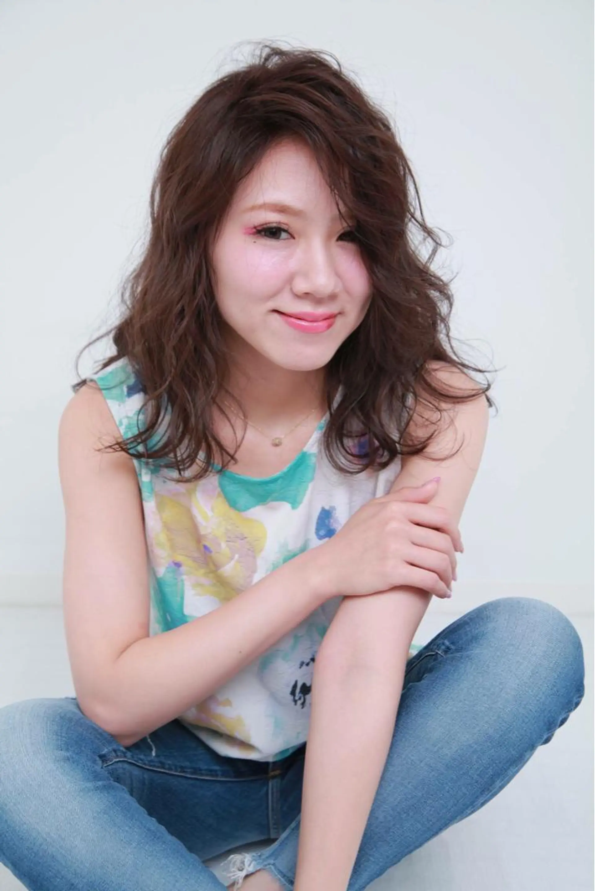 セミロング ヘアアレンジ knock【ノック】所属・烏丸韓国ヘア🇰🇷 ayaka🎀のヘアスタイル