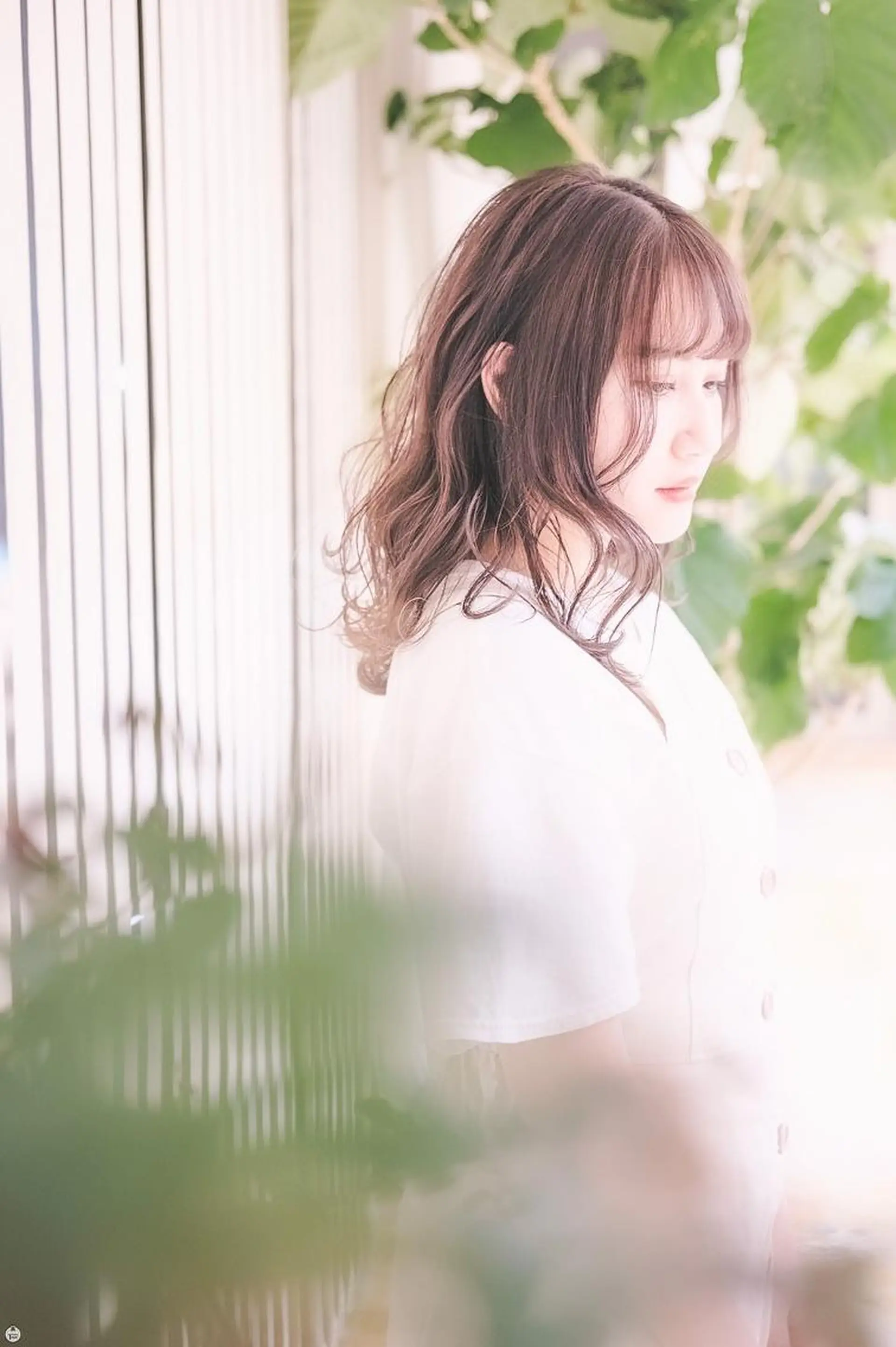 セミロング カラー ba-boo 広島のヘアスタイル