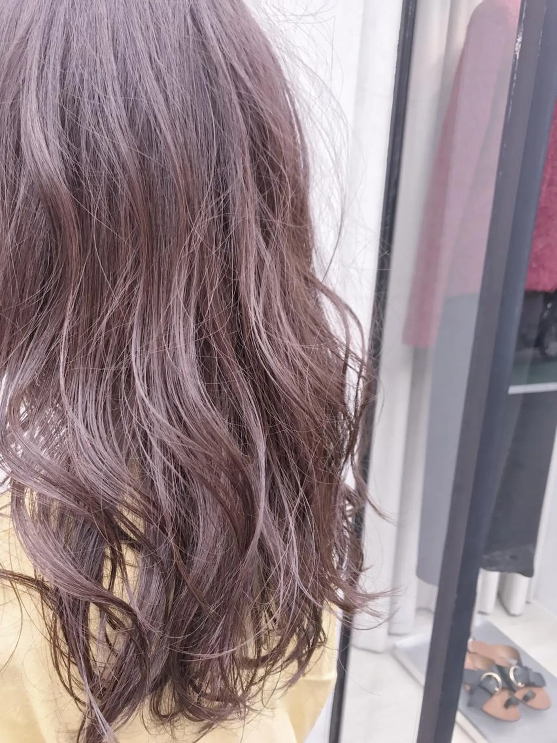 セミロング カラー アッシュ ピンクカラー ピンクアッシュ DUMBO所属・【完全マンツー 恵比寿】佐藤 翔のヘアスタイル