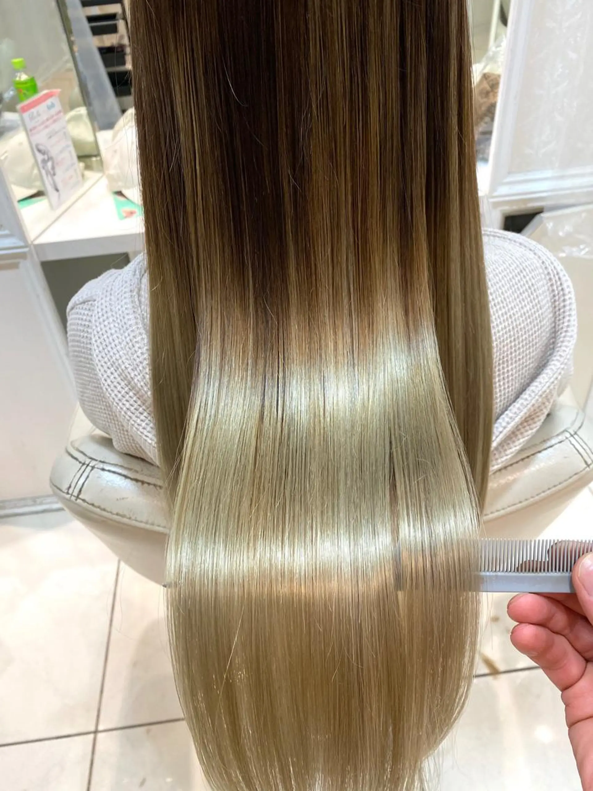 ロング カット 縮毛矯正 💎髪質改善/縮毛矯 正特化💎鈴木一寿のヘアスタイル