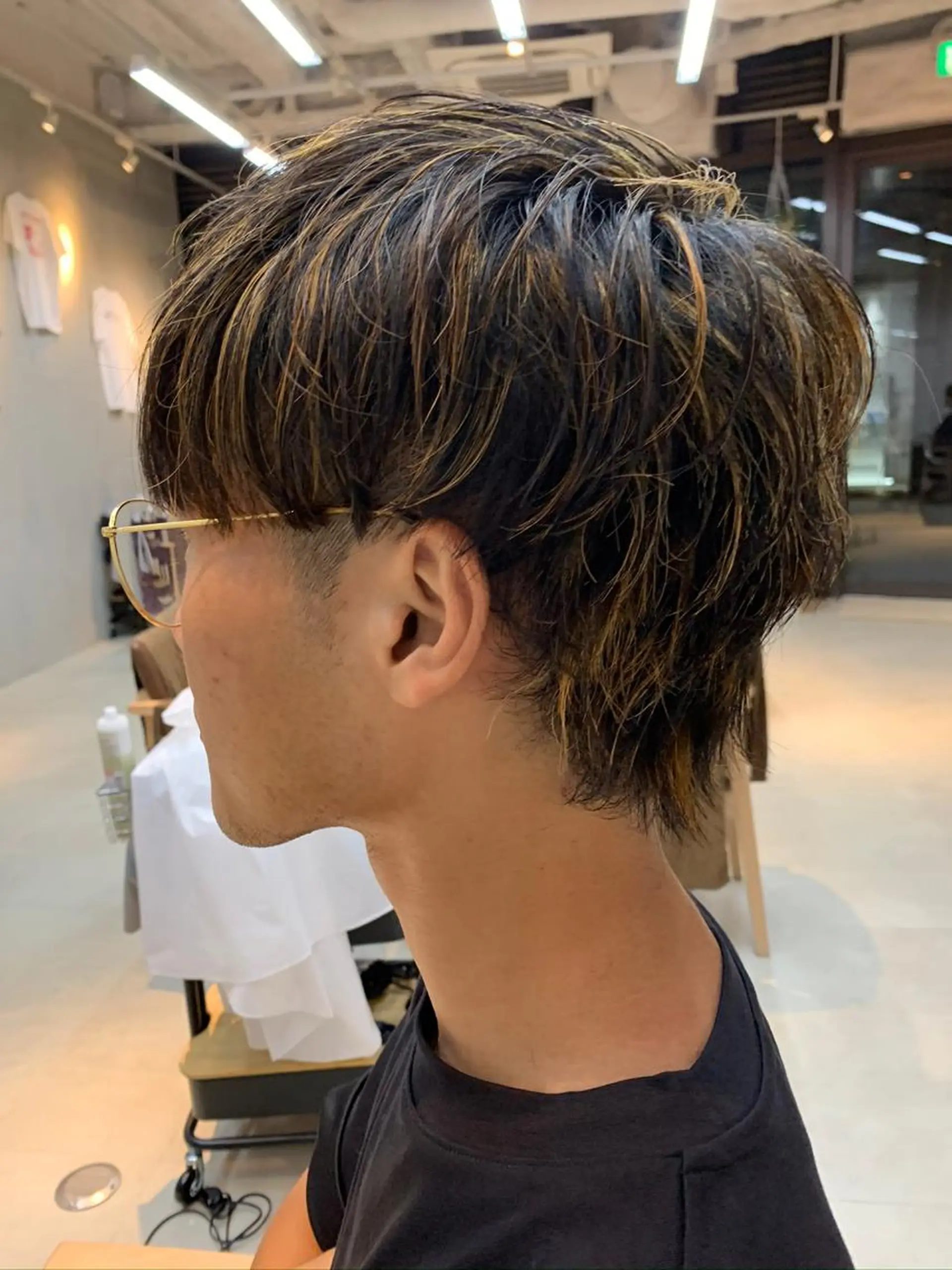 ミディアム カラー メンズ mee.urawa所属・似合わせショート×透 明感/やじまたかしのヘアスタイル