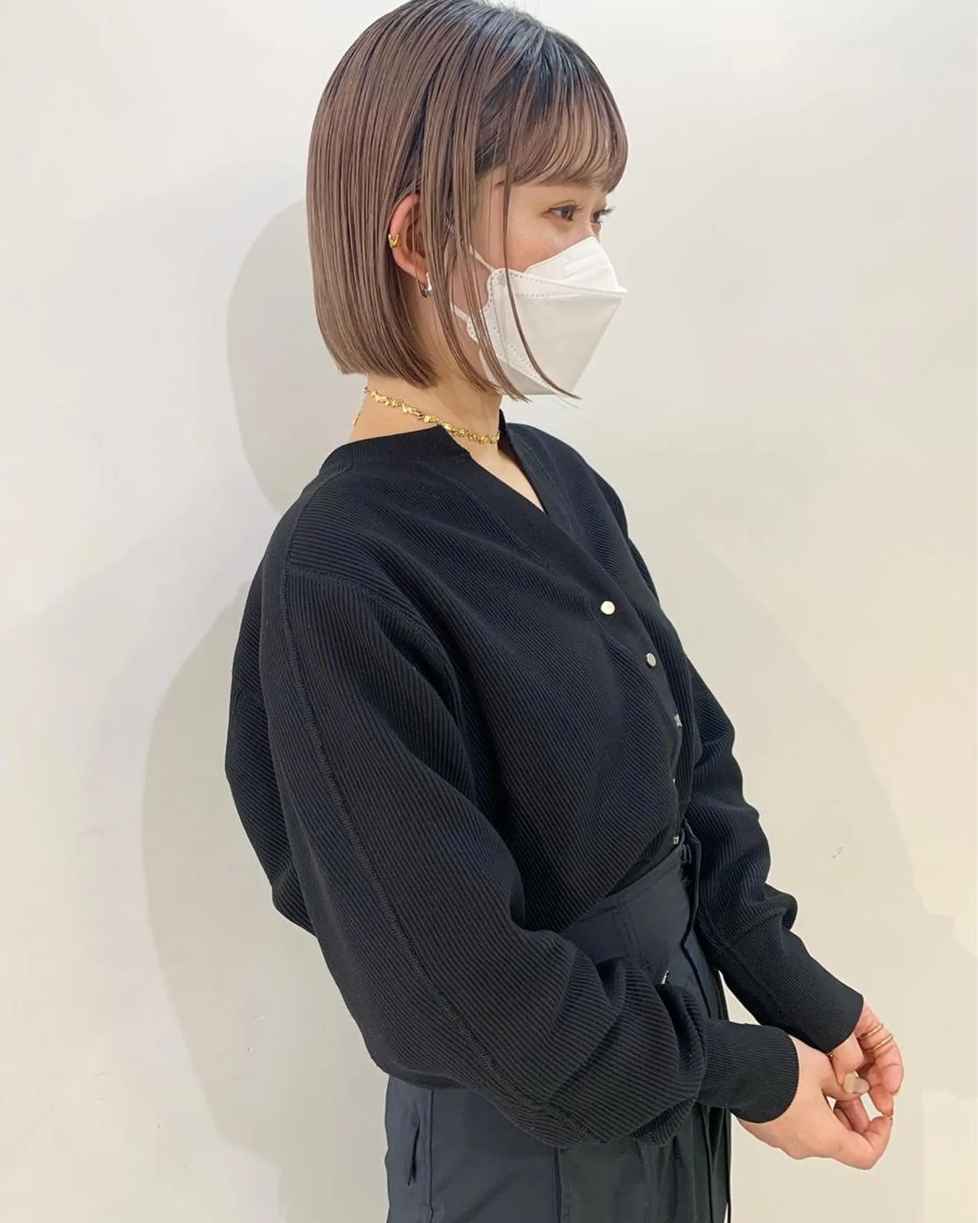 ショート カラー カット ヘアカラー トリートメント ボブ/大人ヘア k-two濱田のヘアスタイル