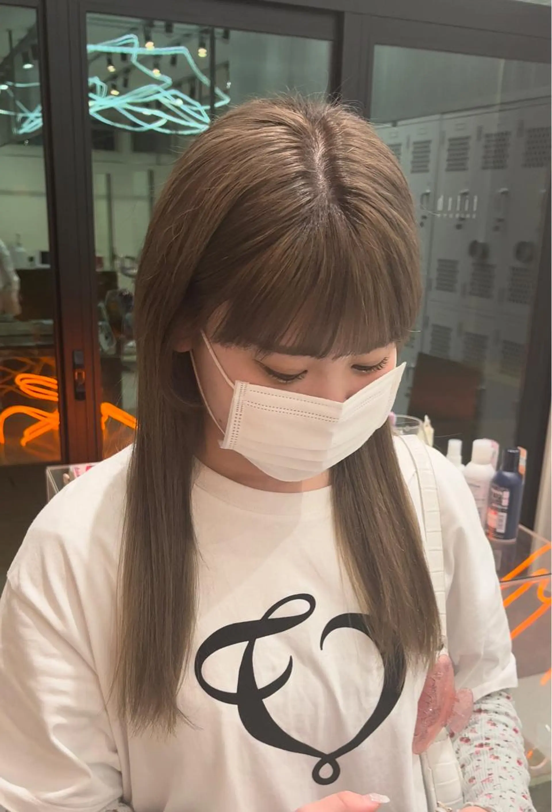 ロング カラー ベージュカラー ミルクティーベージュ ヘアカラー メンズスタイル特化 /fifthりっくんのヘアスタイル