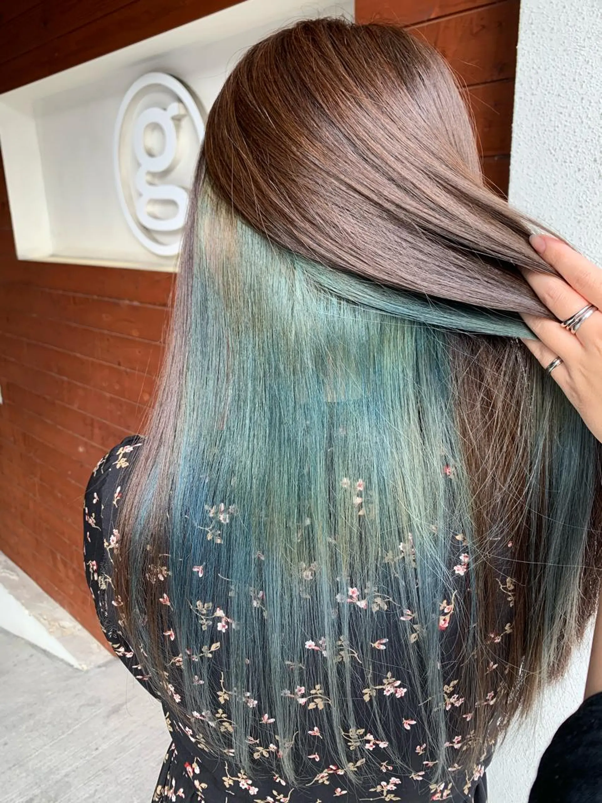 ロング カラー カット ヘアカラー トリートメント IORI #韓国ヘア#髪質改善のヘアスタイル