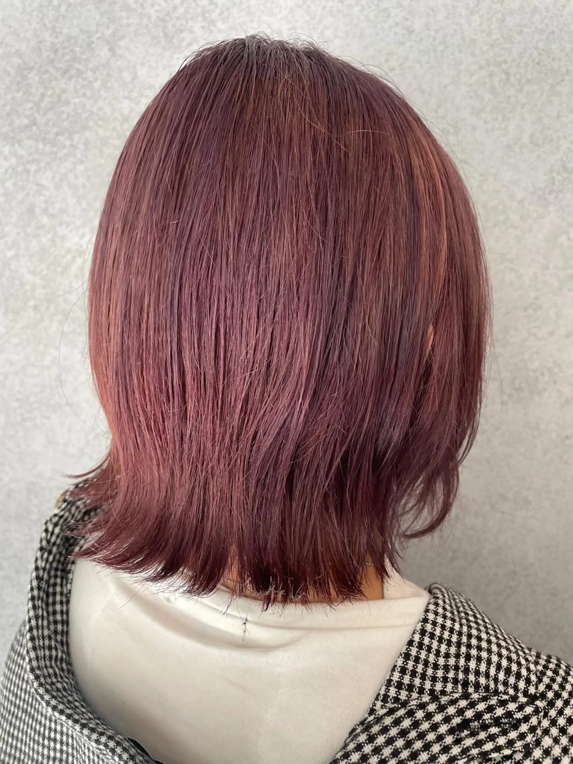 ミディアム カラー ブリーチ ラベンダーカラー ピンクカラー ピンクラベンダー 櫻井 未悠のヘアスタイル