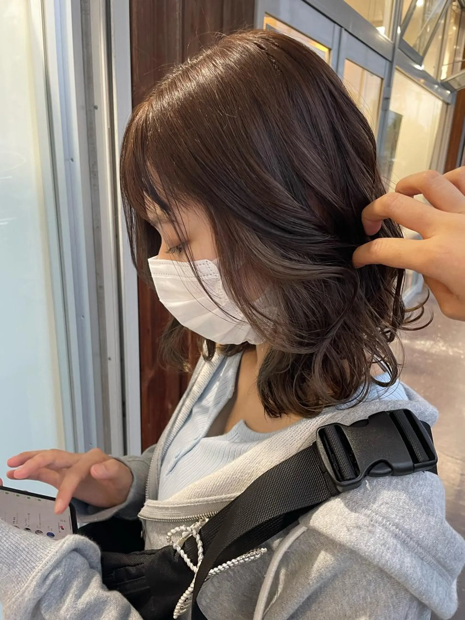 カラー 嶋岡 乃愛のヘアスタイル