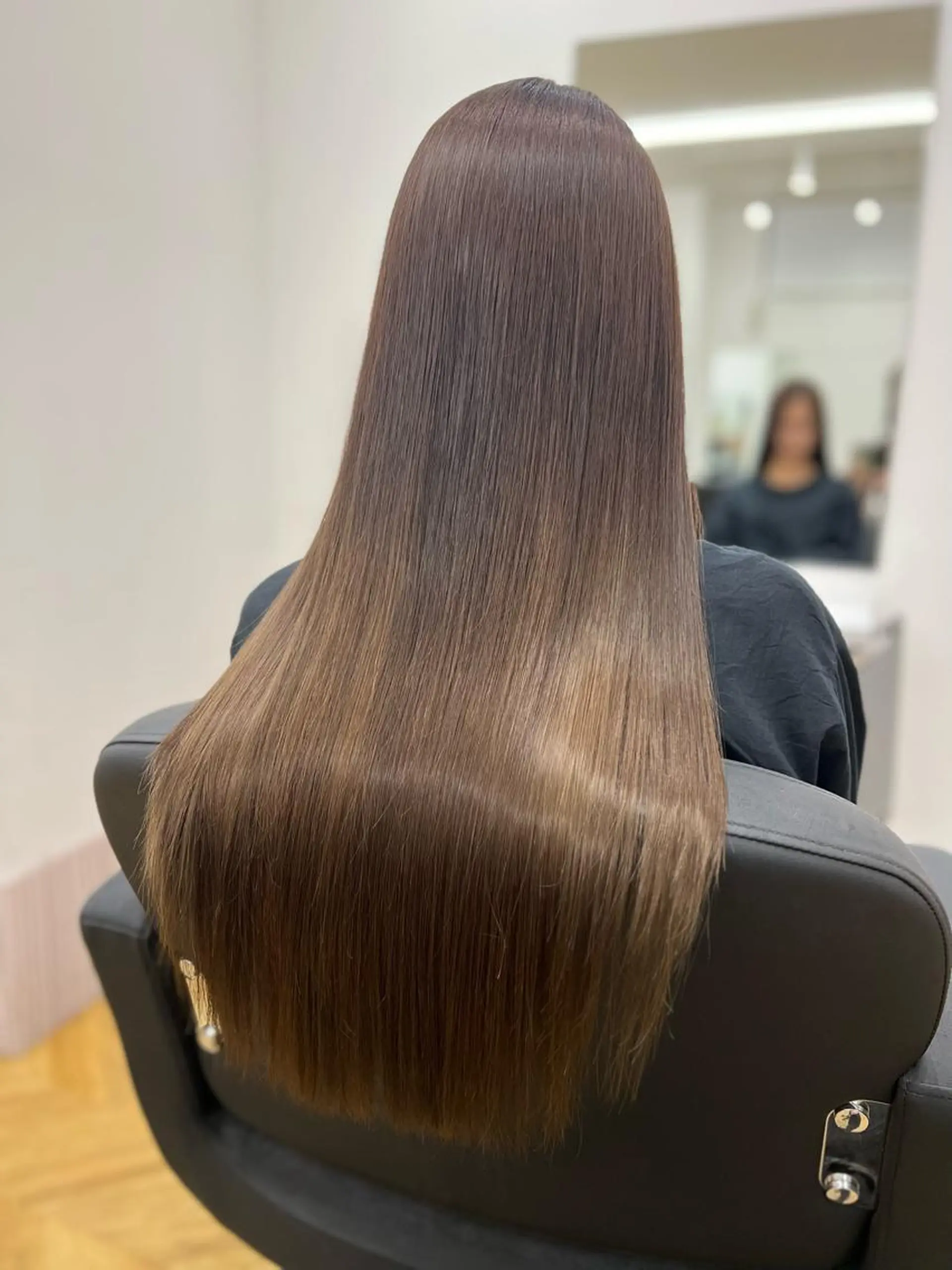 ロング カラー ヘアアレンジ ベージュカラー トリートメント ✨カチモリ✨レイヤー 韓国ヘア🇰🇷ゆいのヘアスタイル