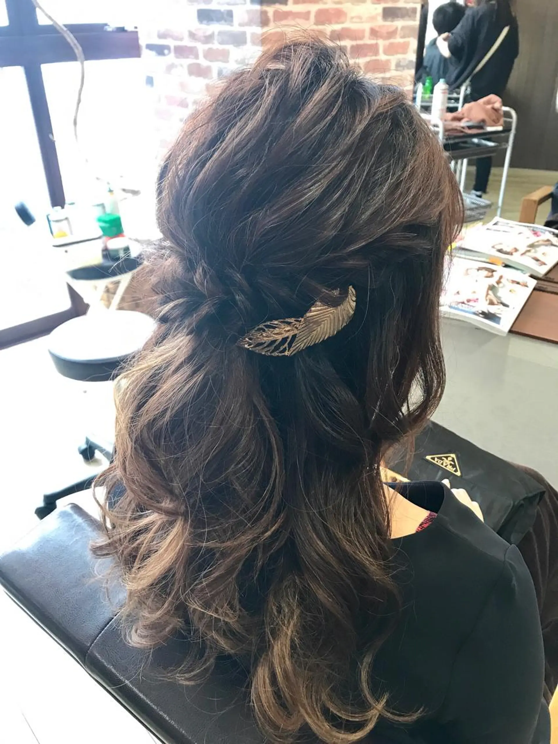 ヘアアレンジ ハーフアップ Optima Hair【オプティマヘアー】所属・松田 類生のヘアスタイル