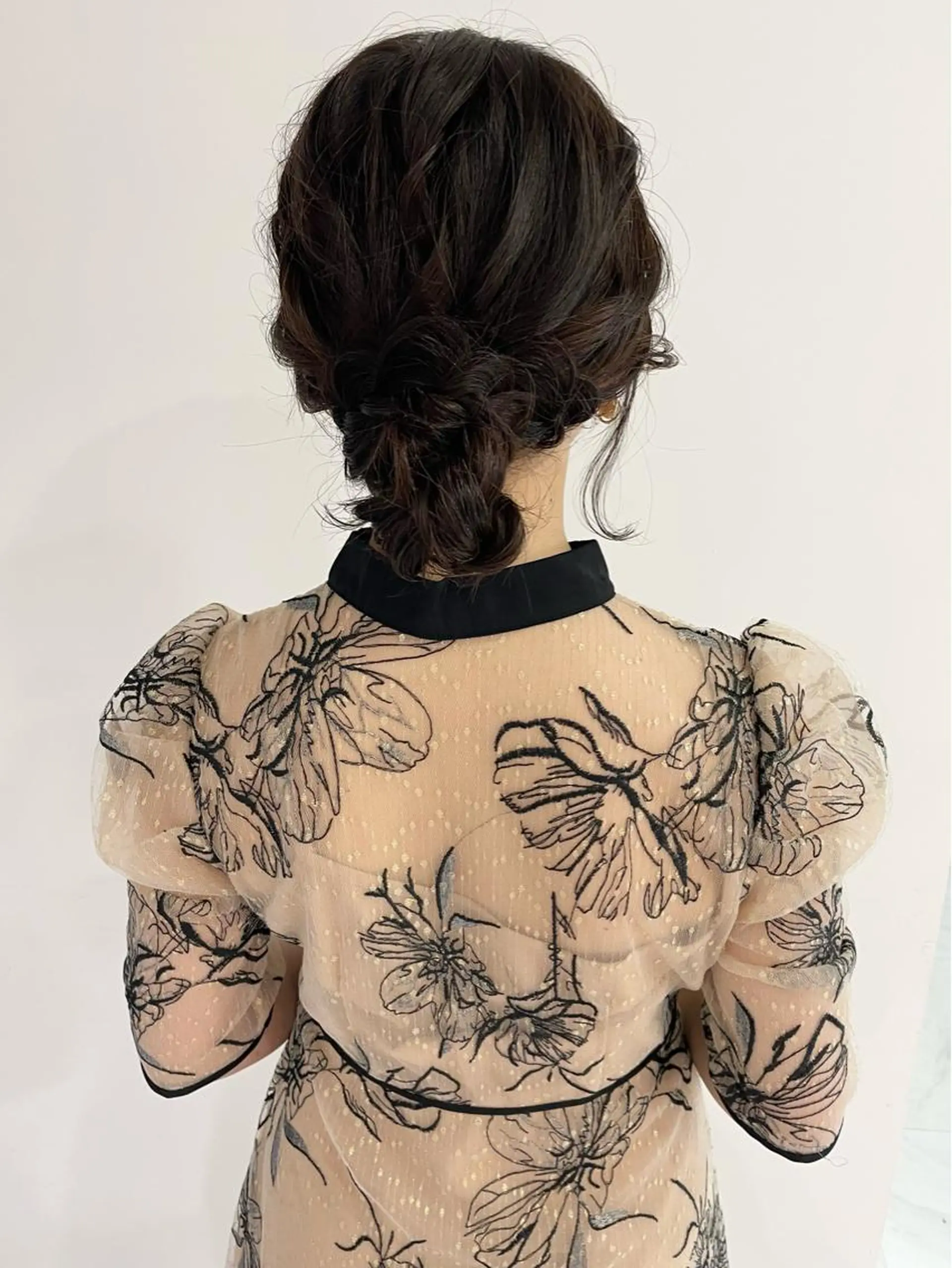 ロング ヘアアレンジ ヘアセット 岩田 萌那のヘアスタイル