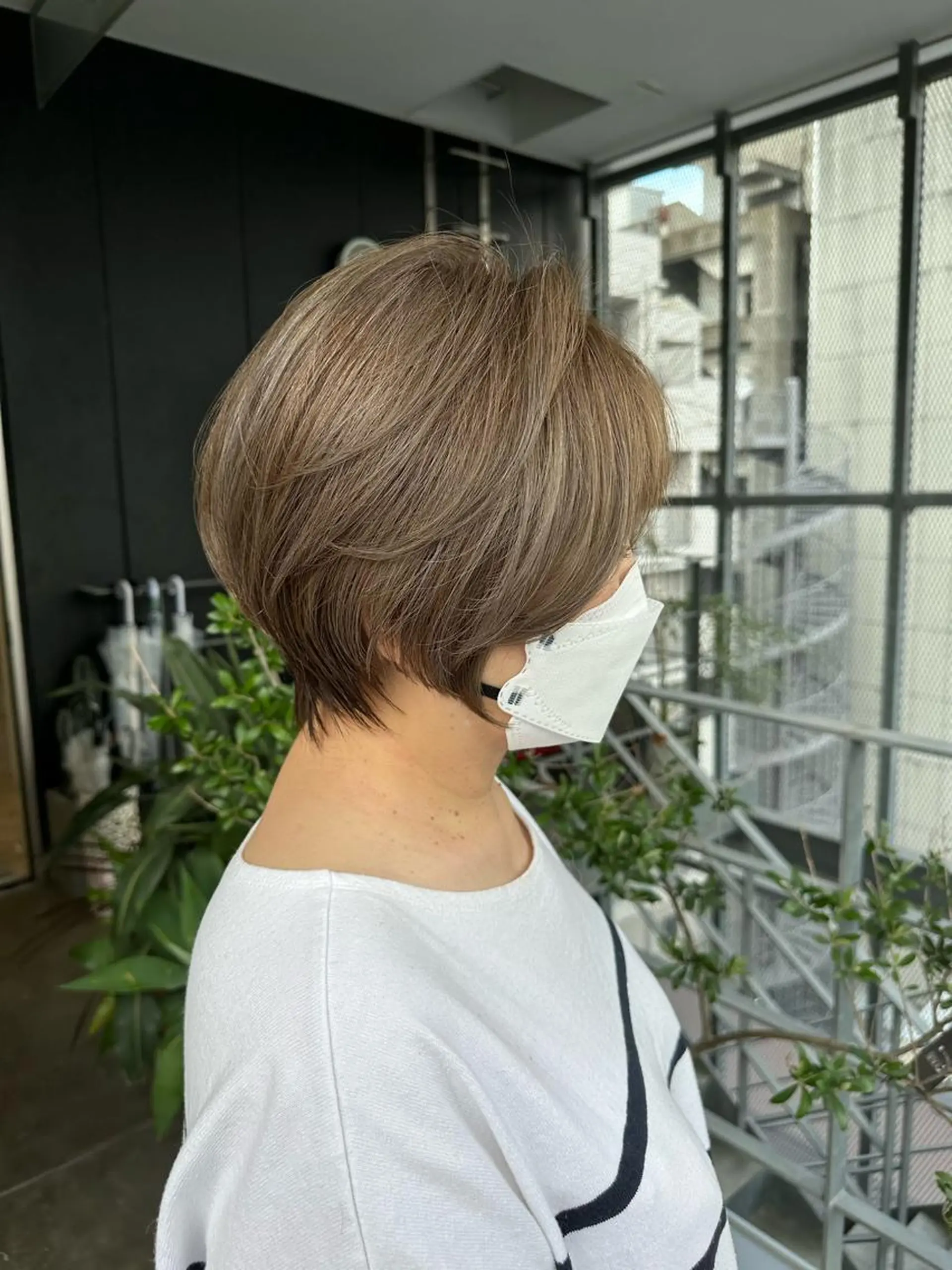 ショート カット ヘアカラー トリートメント ere hair salonのヘアスタイル