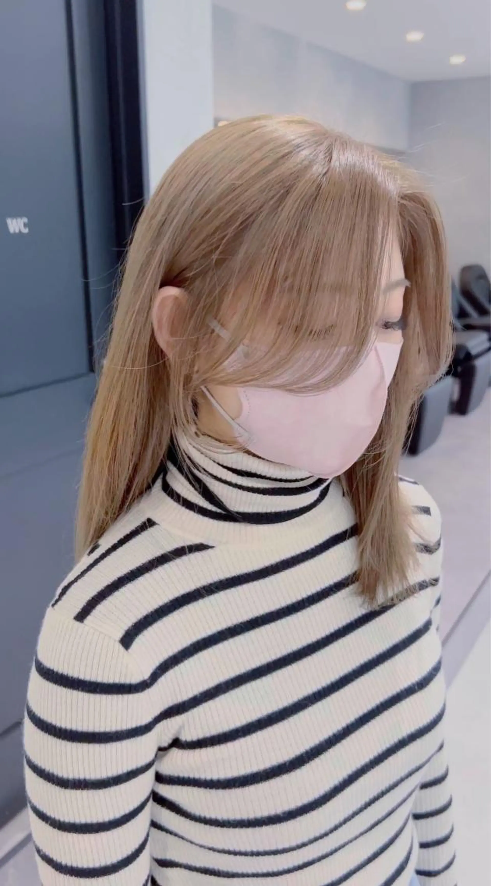 ミディアム カラー カット ヘアカラー トリートメント GO TO DAY 名古屋パルコ店所属・髪質改善/顔まわり 石原のヘアスタイル