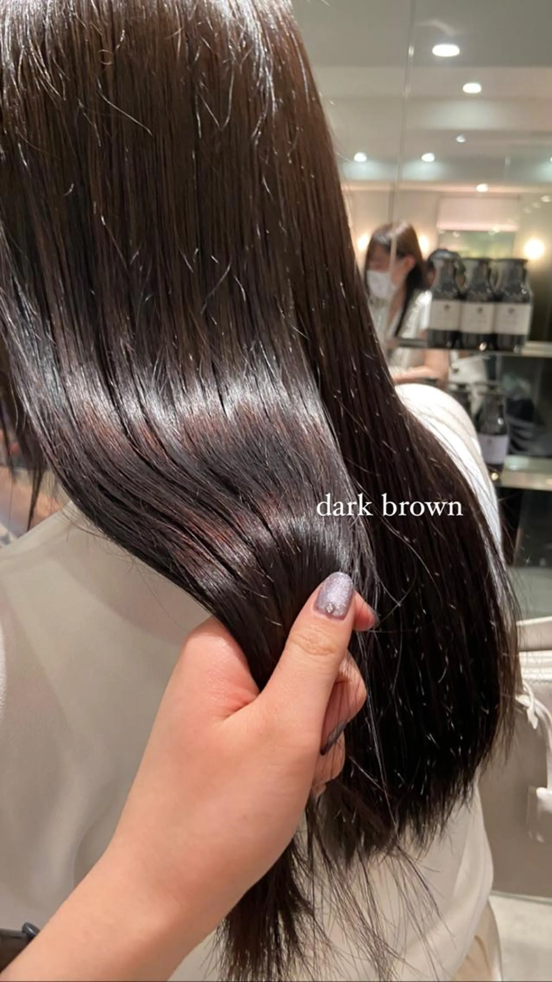 ロング カラー ヘアカラー トリートメント ヘッドスパ ヘアセット 透ける艶カラー💎 ミオのヘアスタイル