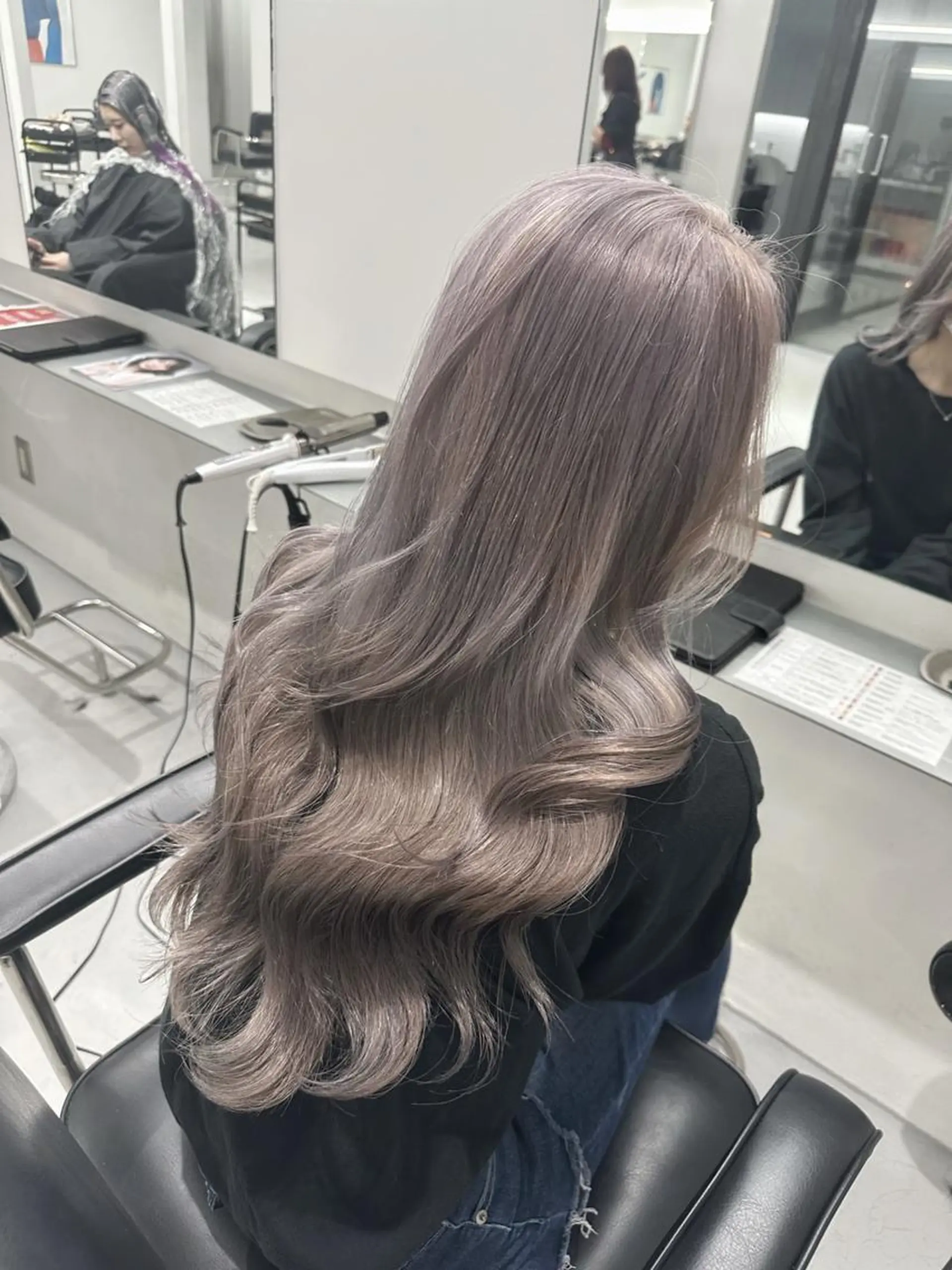 セミロング ベージュカラー/長岡 レイヤーカット/コウのヘアスタイル