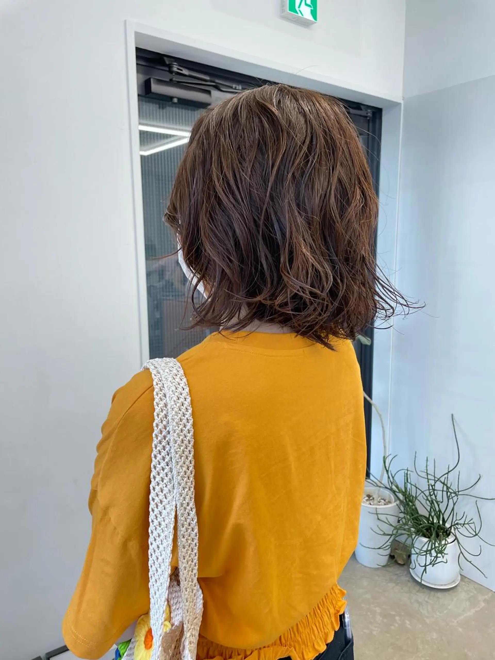 ミディアム パーマ pole所属・【pole】 minaのヘアスタイル