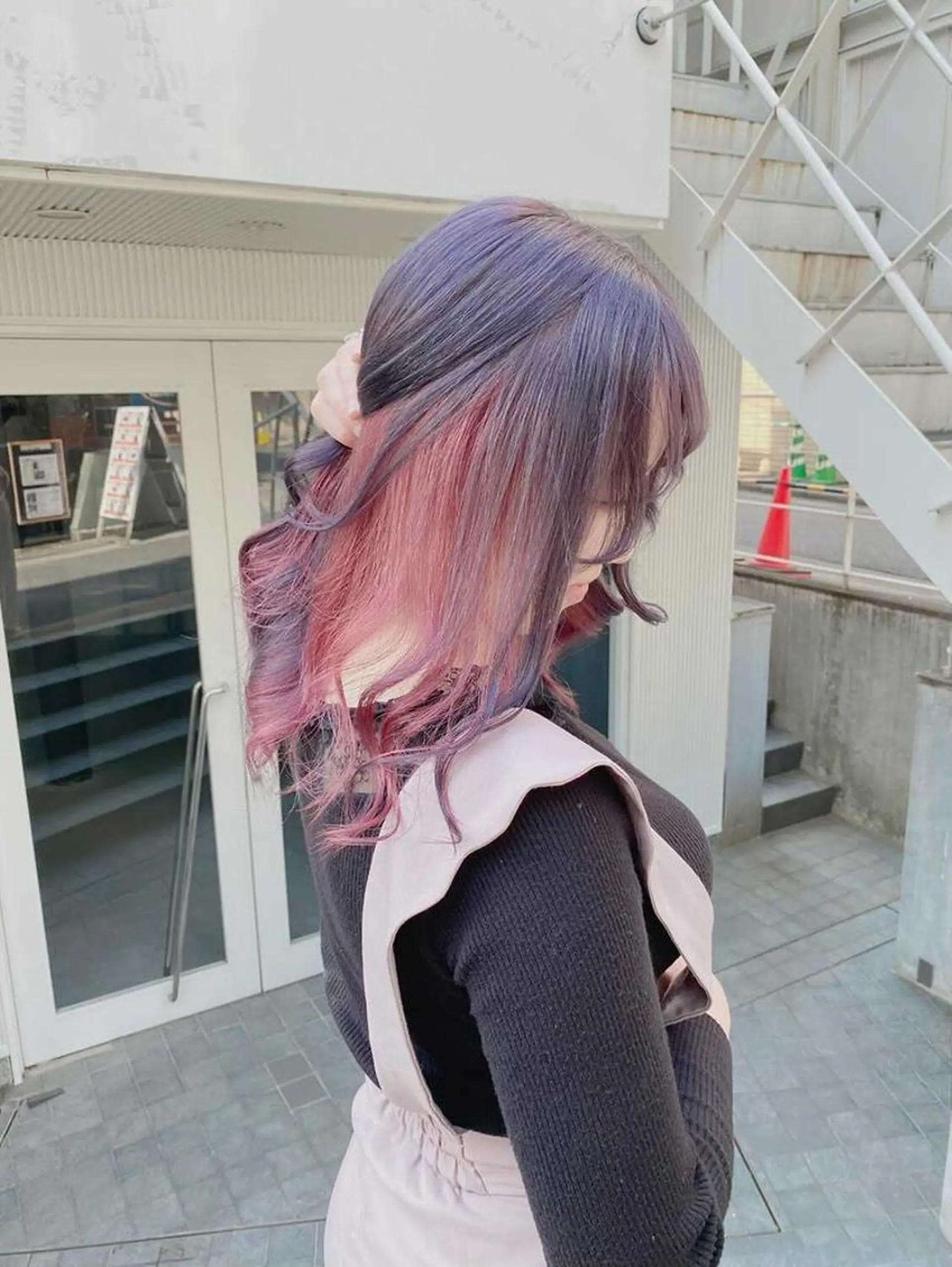 ミディアム カラー エクステ ガーリーヘア 🎀 Rika 🫧のヘアスタイル