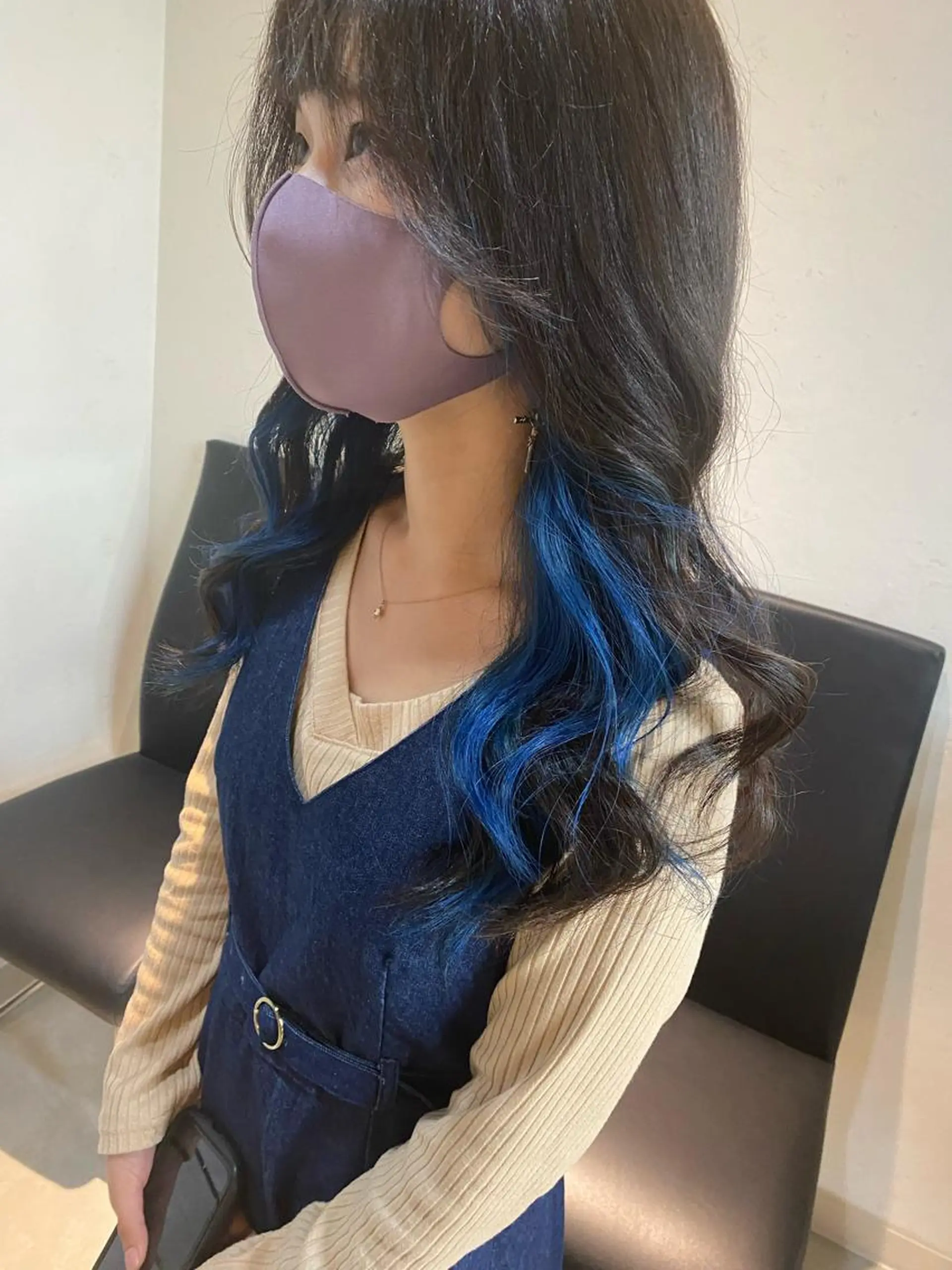 ロング カラー ブリーチ カット ヘアカラー トリートメント 後藤紗英/髪質改善 /オリーブベージュのヘアスタイル