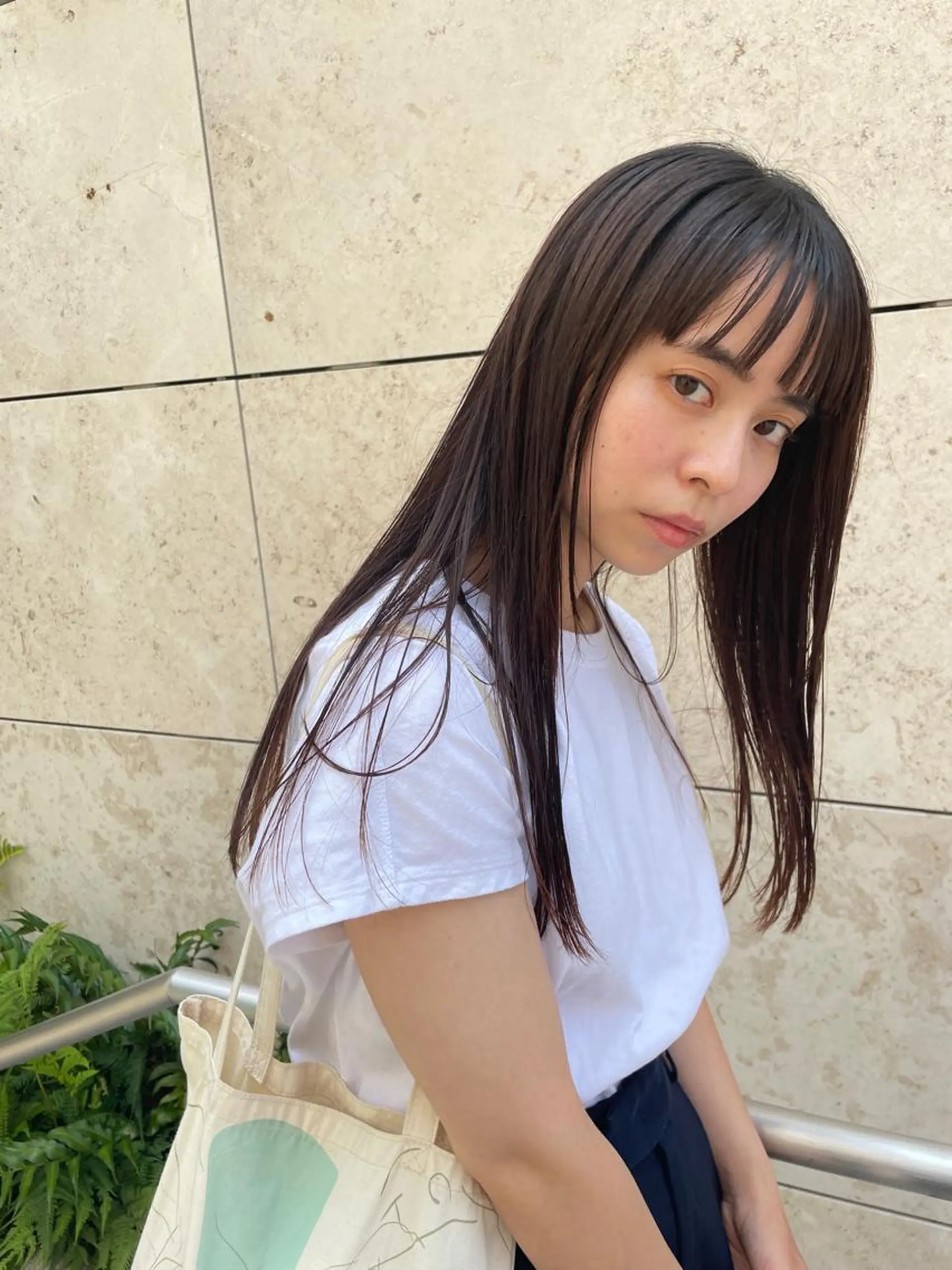 ロング カラー 縮毛矯正 トリートメント ボブ/レイヤー/ケア パーマ/リュウタのヘアスタイル