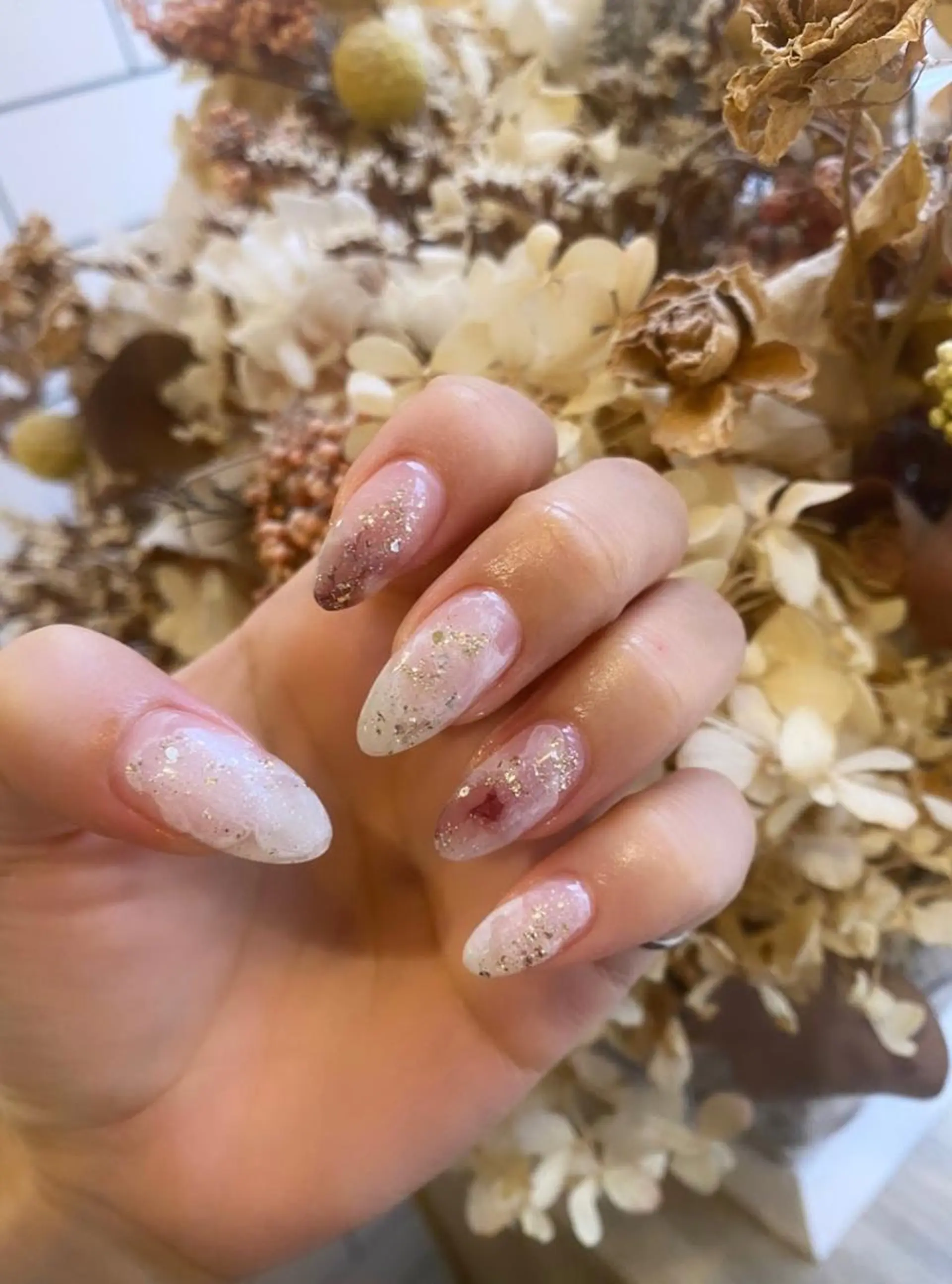 ネイル ハンドネイル 0203ムニムサン 💙Airiのネイルデザイン