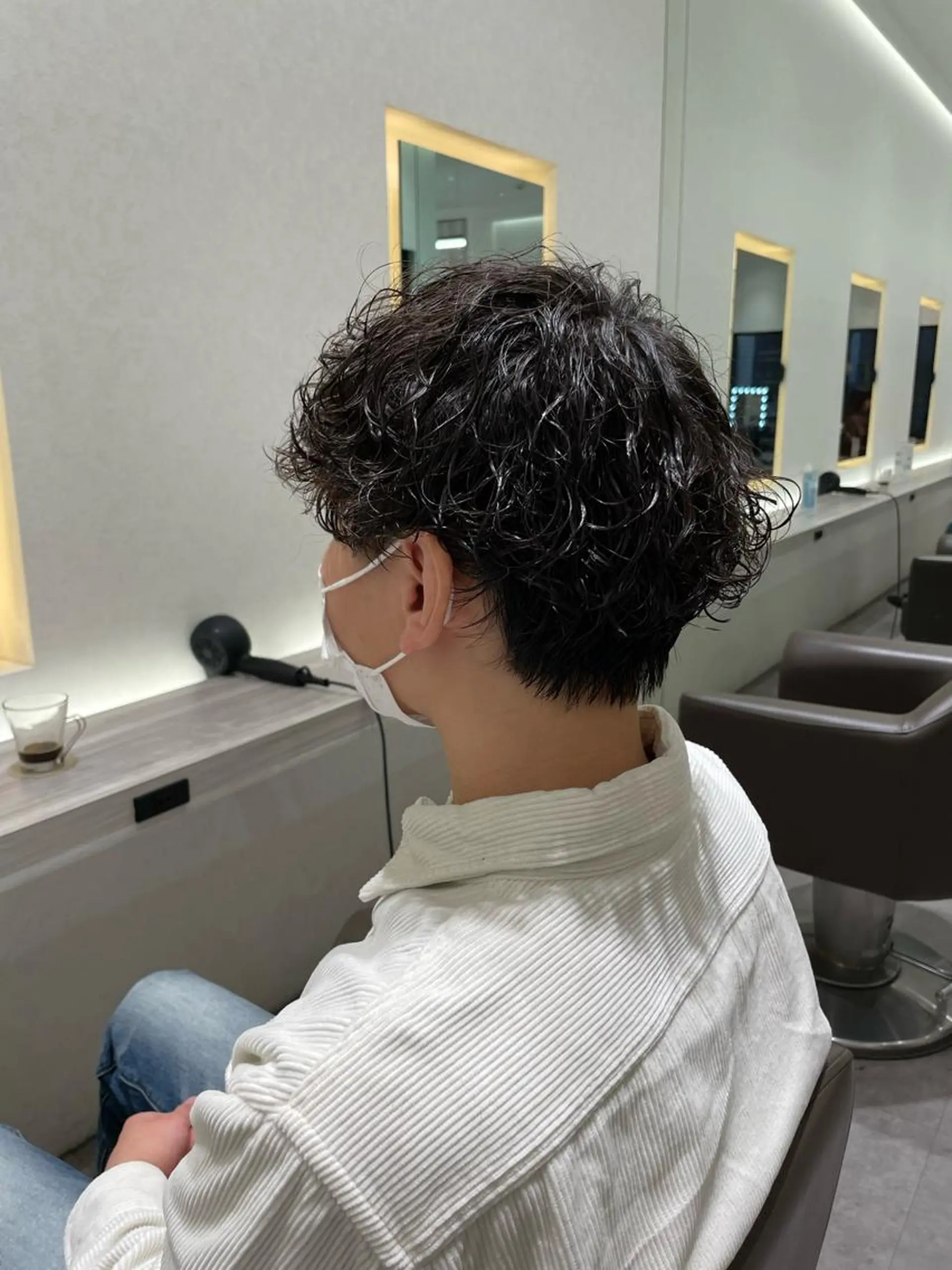 ショート パーマ メンズ メンズブリーチ メンズハイライト メンズメッシュ メンズパーマ メンズツイストパーマ カット パーマ Reginavita栄所属・メンズ特化/ 本日空き○/岡本一真のヘアスタイル