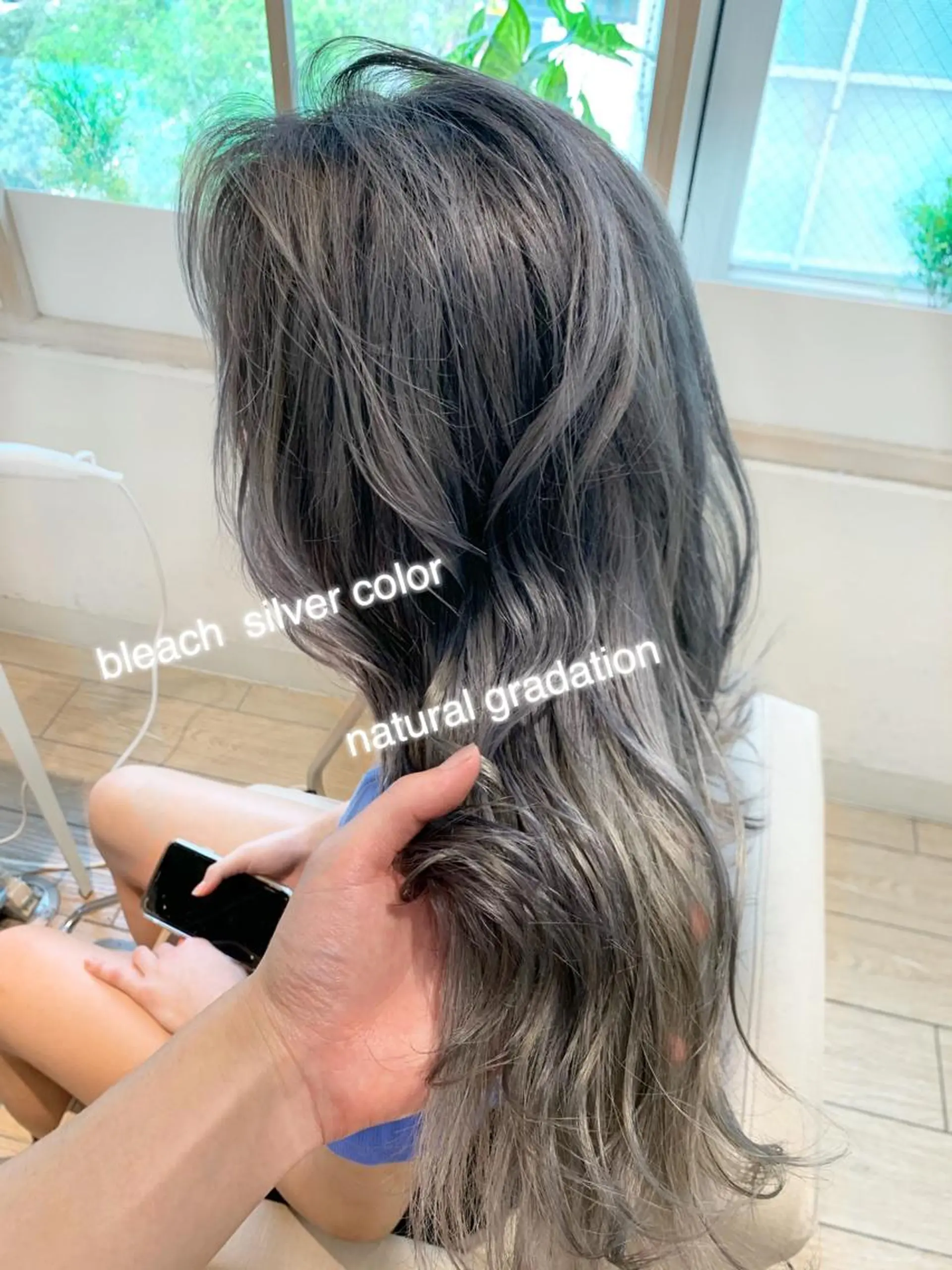 ロング カラー ヘアカラー トリートメント ヘアセット レイヤー専門家 ダブルカラー修のヘアスタイル