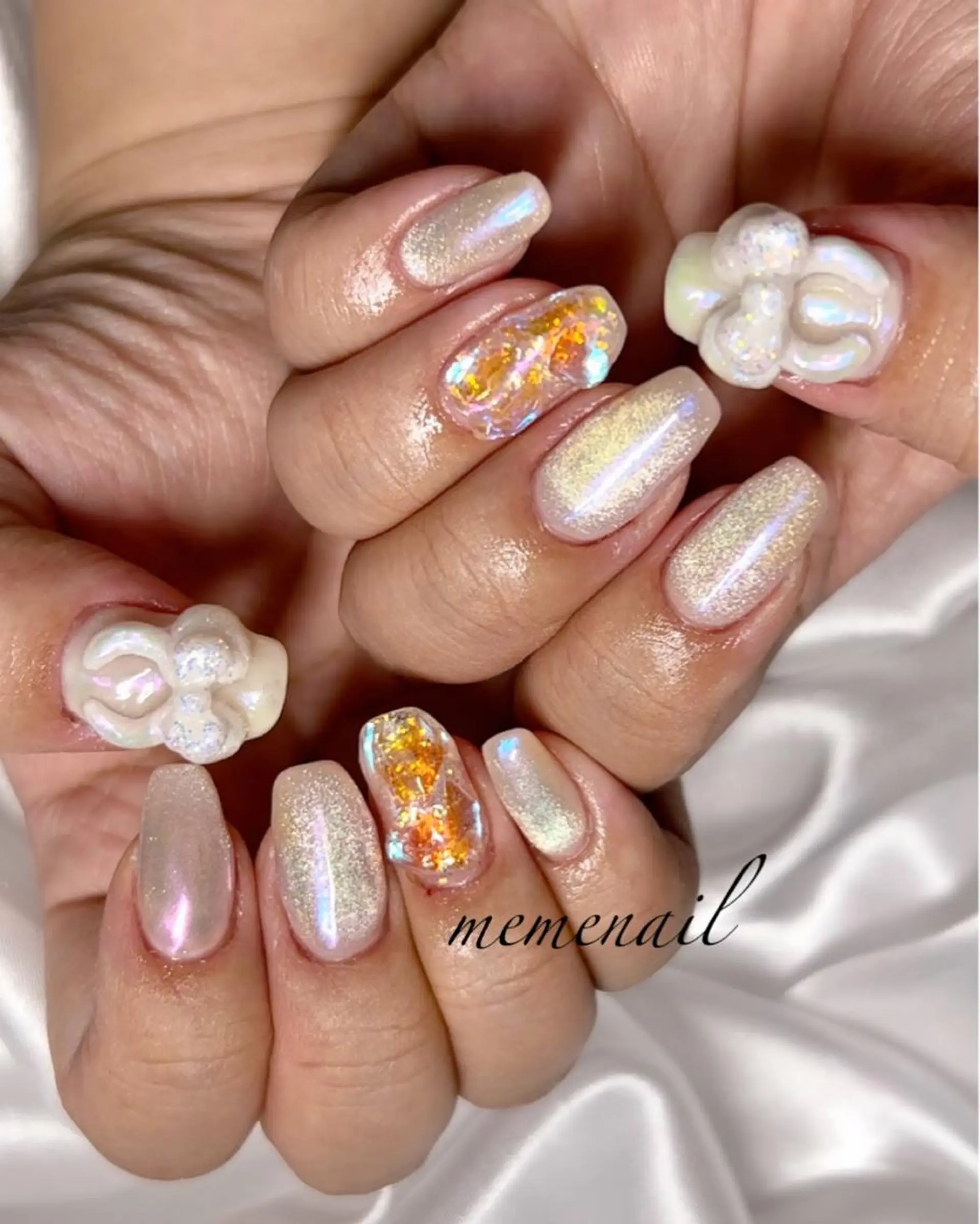 ネイル オーロラネイル マグネットネイル ミラーネイル ハンドネイル Noguchi Megumiのその他イメージ