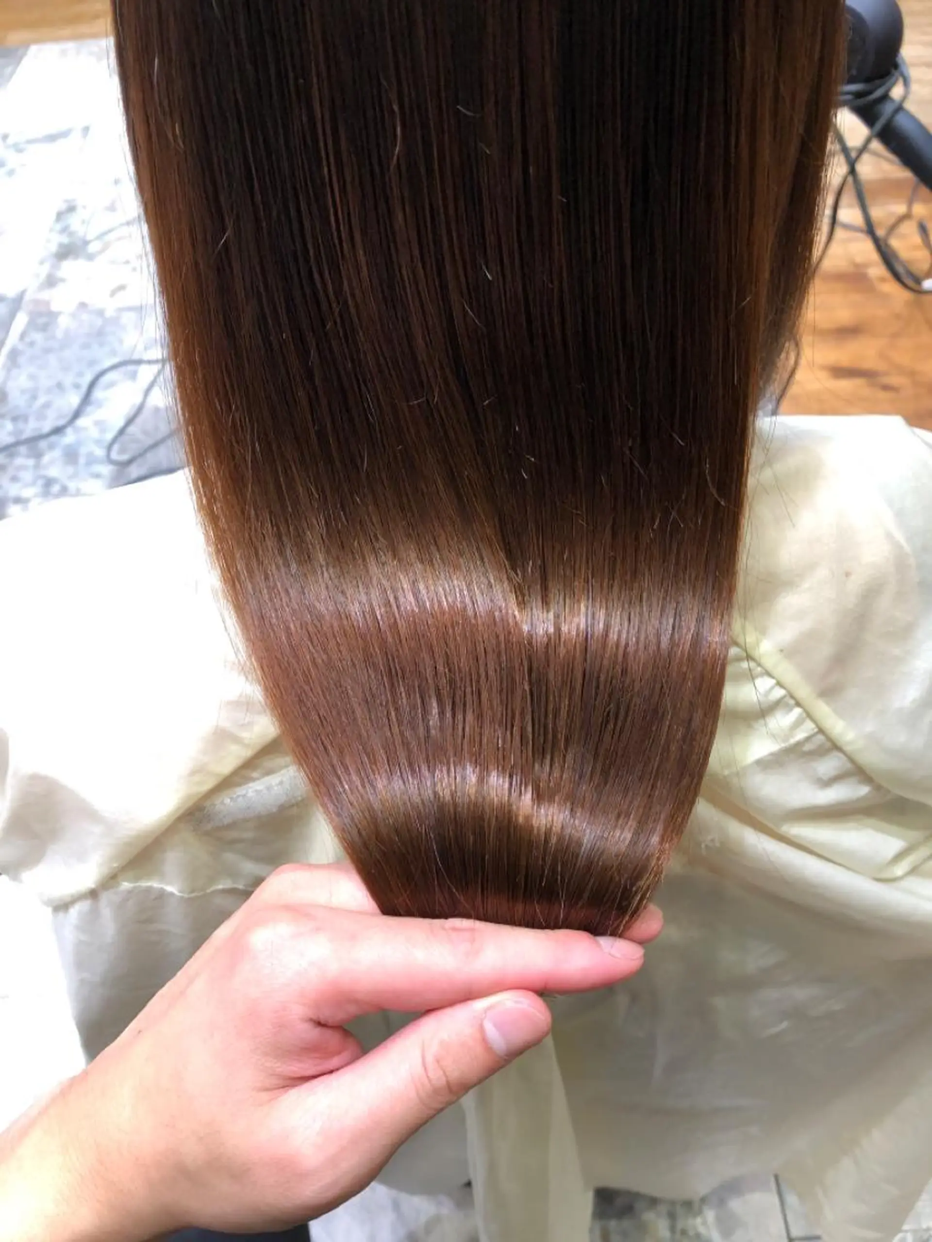 ミディアム カラー パーマ バレイヤージュ ブリーチ ケアブリーチ ダブルカラー ハイライトカラー カット ヘアカラー 縮毛矯正 トリートメント 新宿✨顔周りカット 韓国ヘア/坂本亜裟海のヘアスタイル