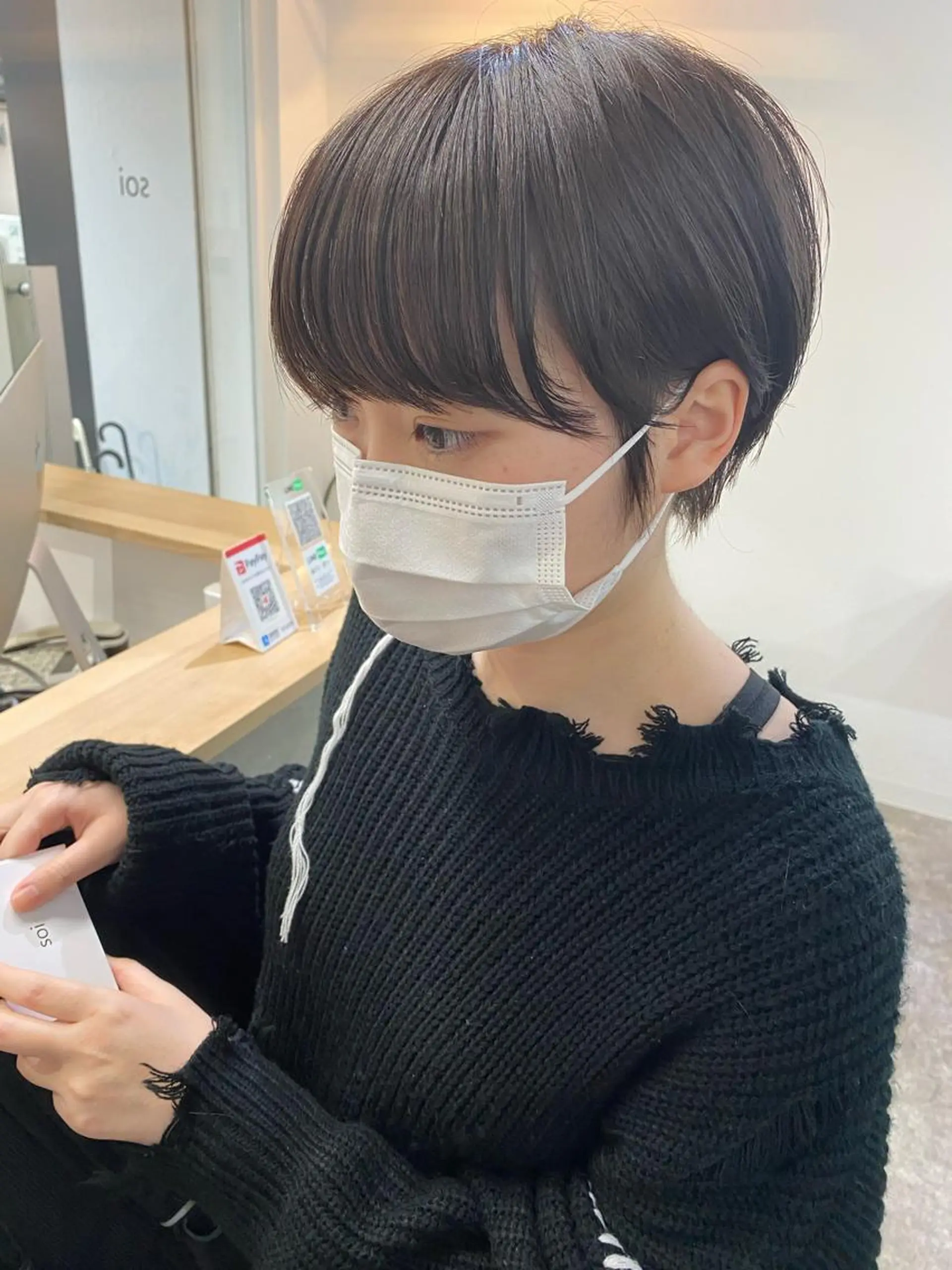 ショート ハンサムショート ショートヘア 森貴裕/ベージュ/ パーマ/オリーブのヘアスタイル