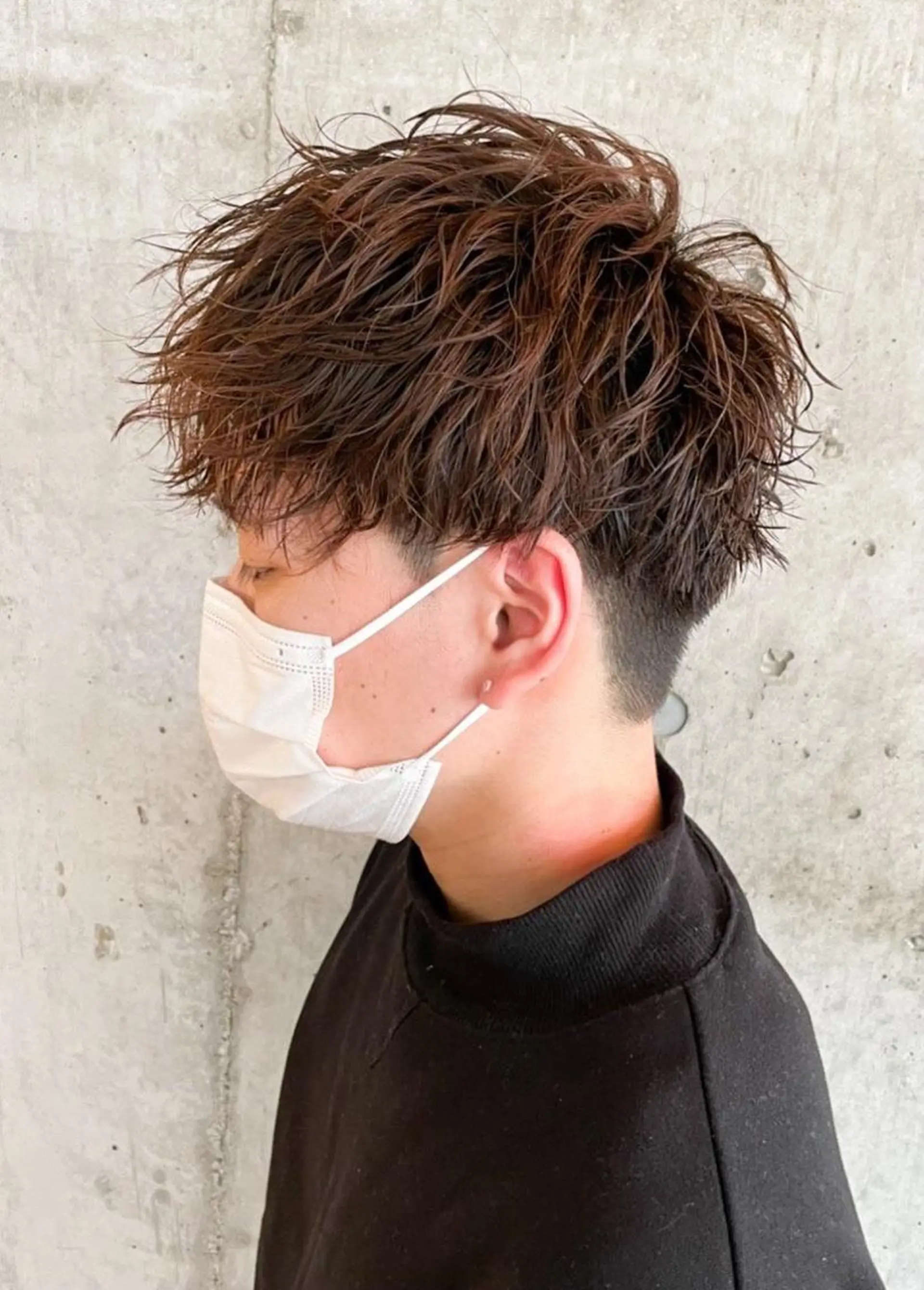 メンズ ヘアセット メンズカット/パーマ 艶カラーTAIGA︎のヘアスタイル