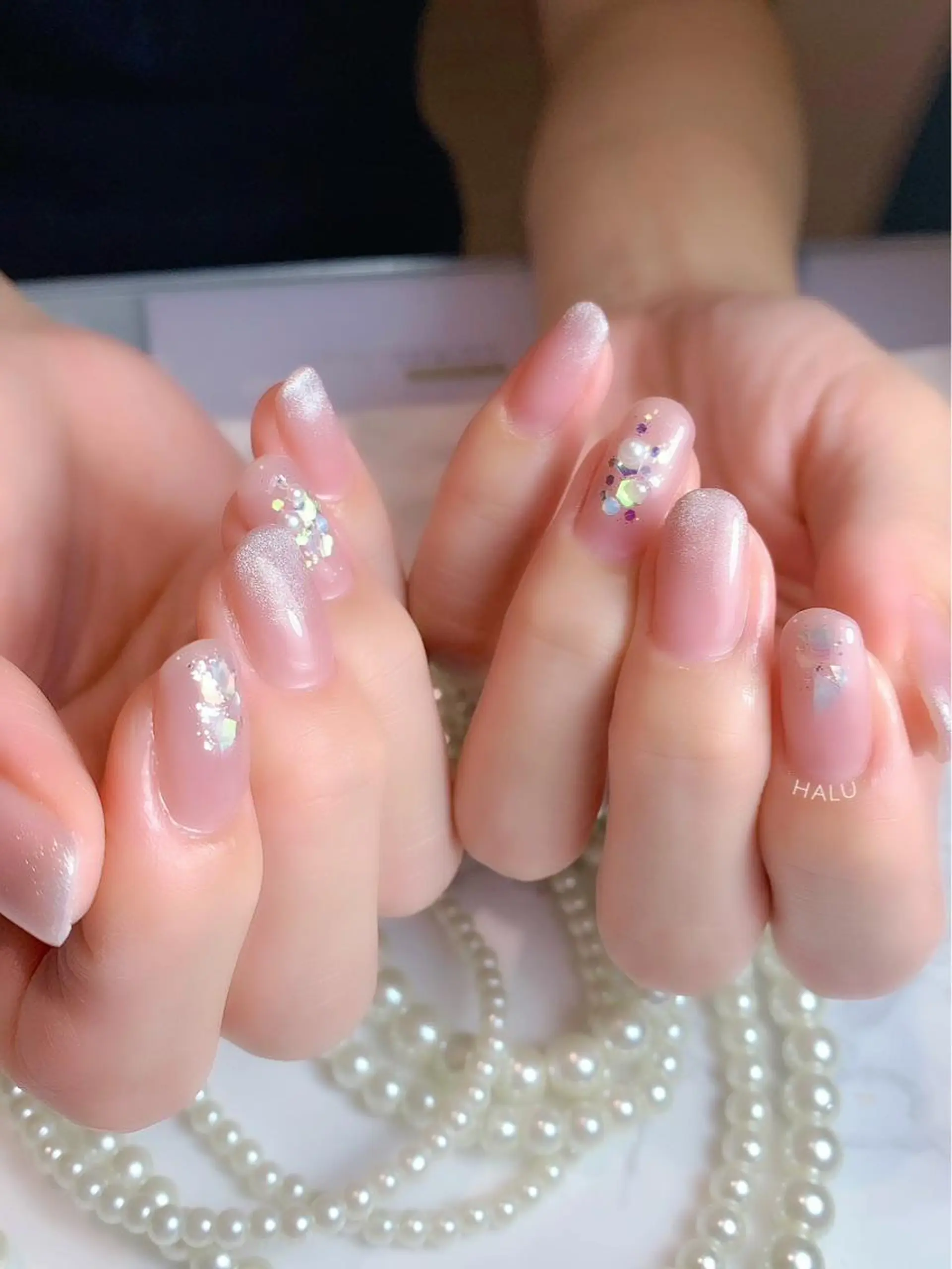 ネイル キラキラネイル HALU ハルのネイルデザイン