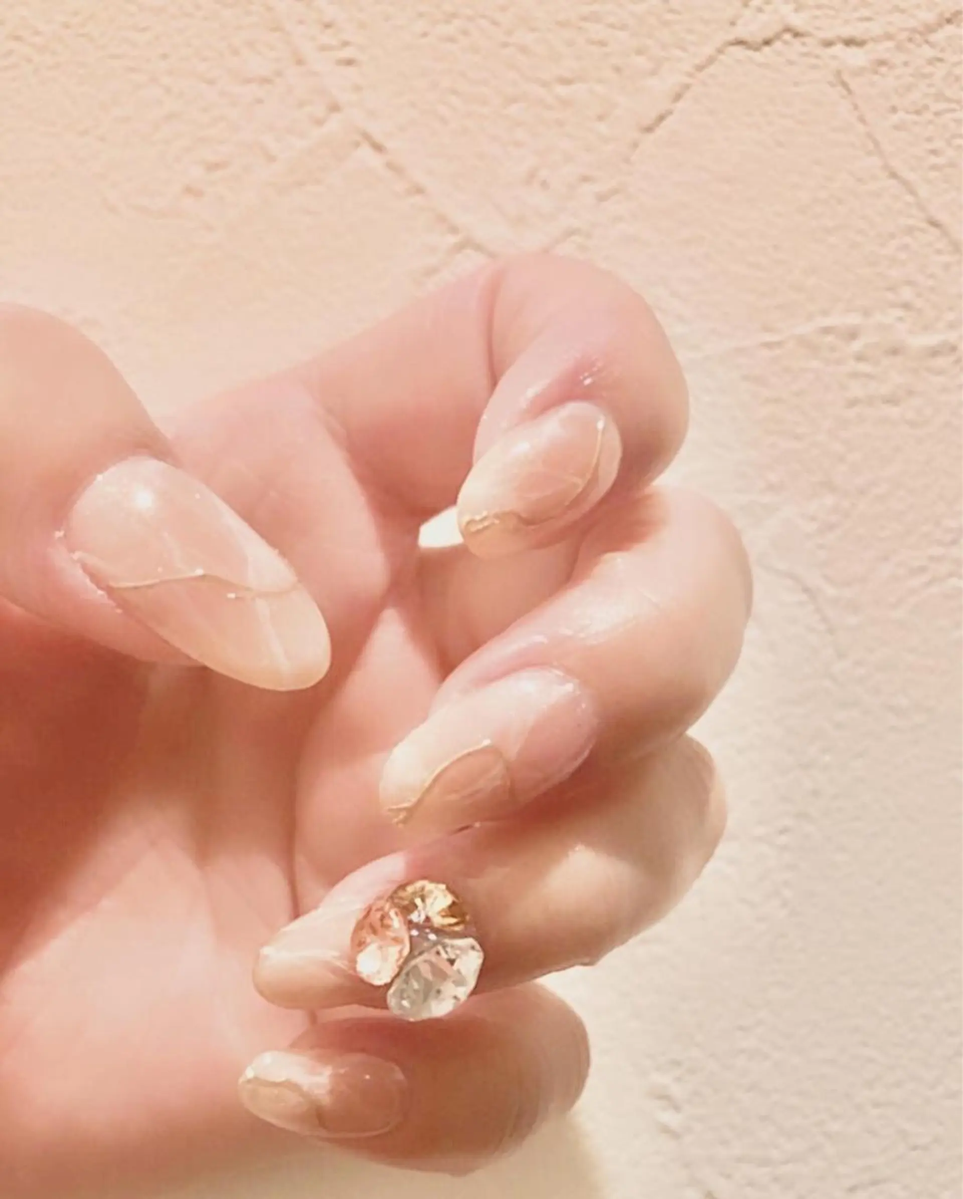 ネイル ストーンネイル ハンドネイル luana ネイルサロンのネイルデザイン