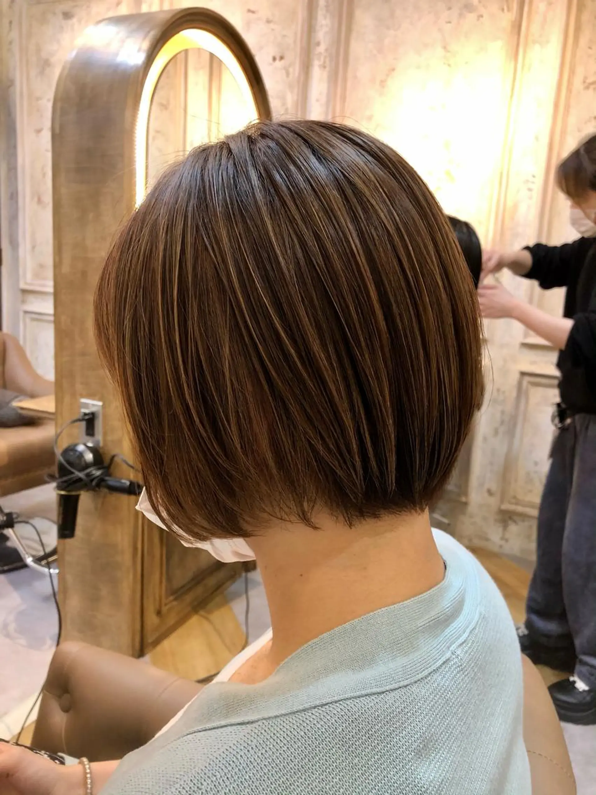 ショート 縮毛矯正 Carina所属・セン北徒歩５分 キシタクのヘアスタイル