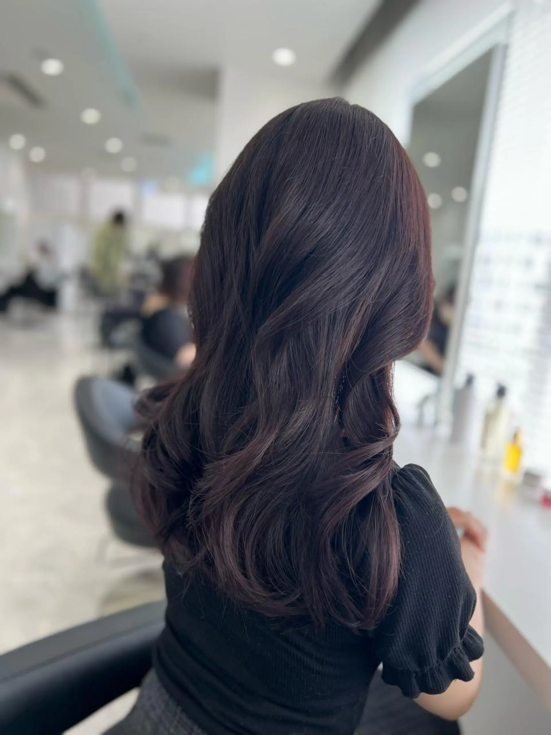 ロング カット ヘアカラー トリートメント ヘアセット まつパ/ケア ブリーチ/sEnAのヘアスタイル