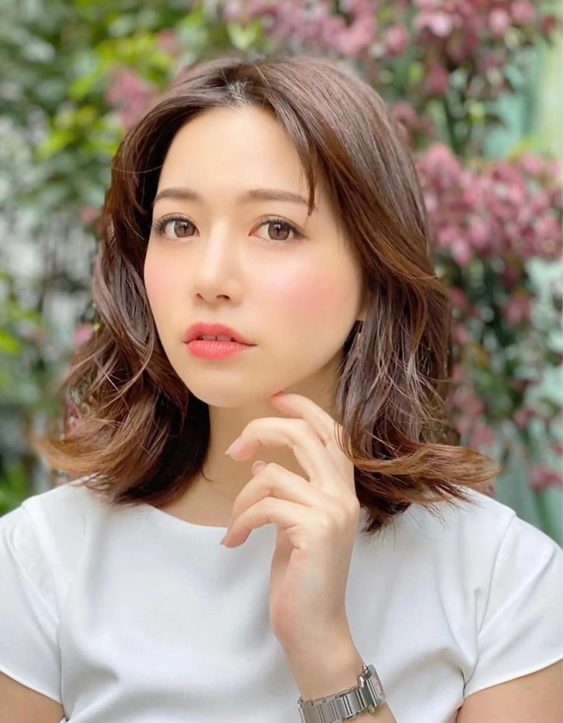 ミディアム カラー 鈴木 一貴のヘアスタイル