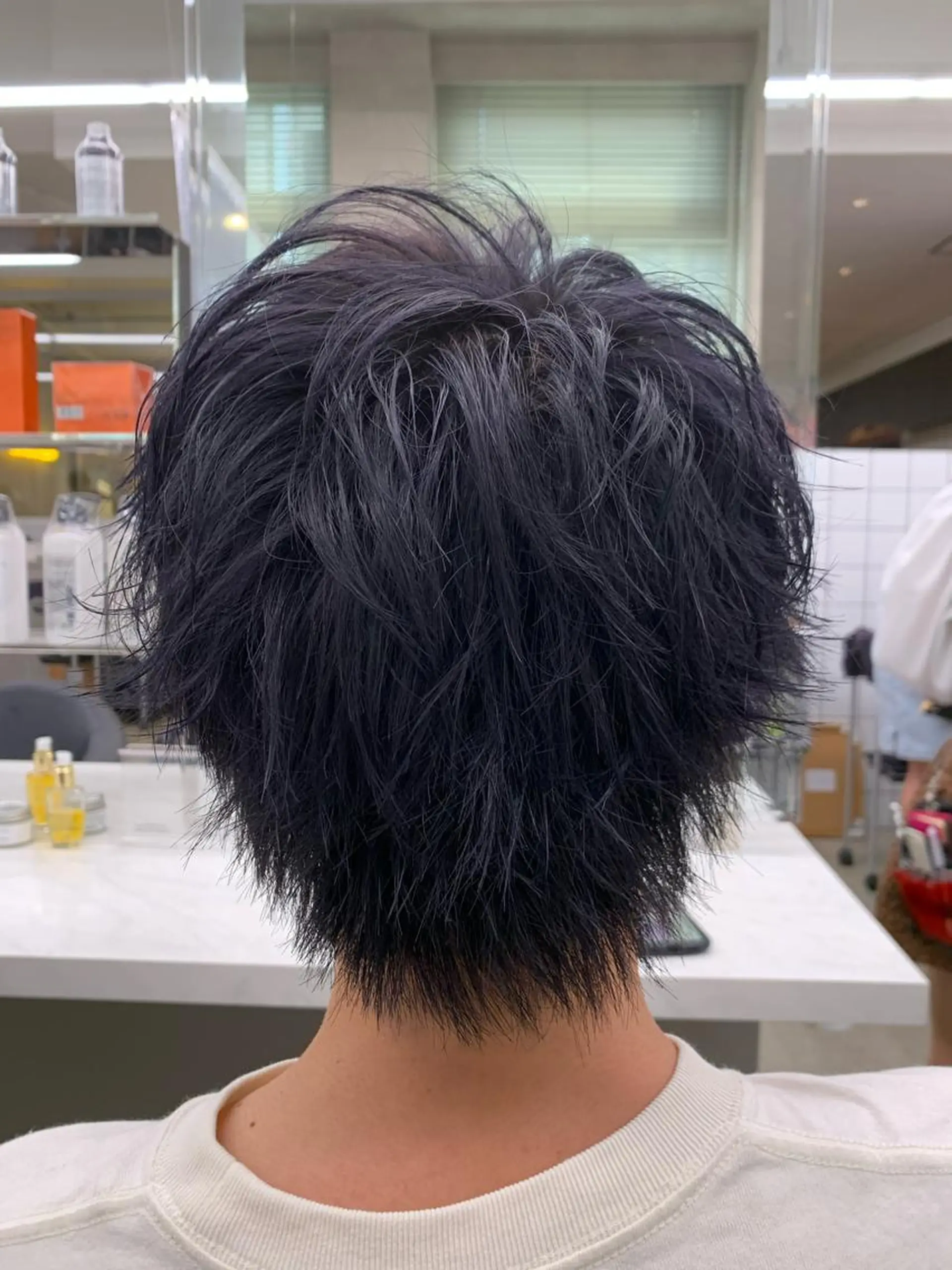 メンズ カット トリートメント ヘアセット I'S.横浜所属・赤み消しカラー 🍀JUNKIのヘアスタイル