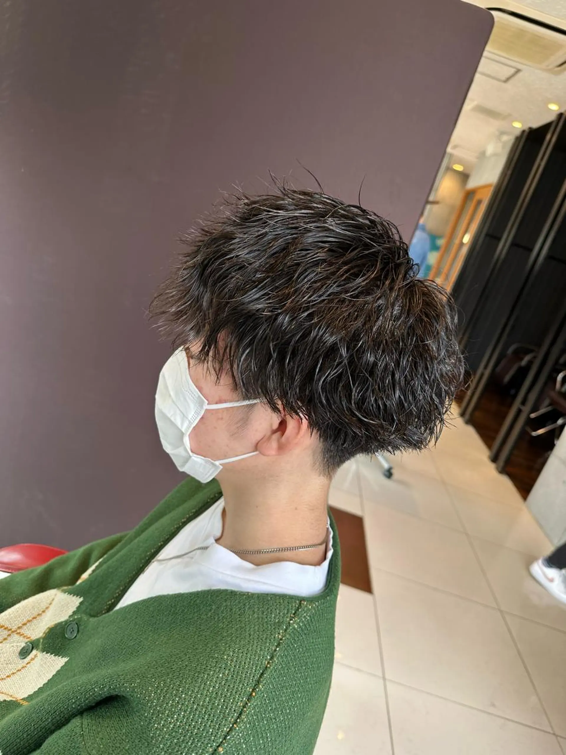 パーマ メンズ little×aimer仙台2号店所属・仙台駅/メンズパーマ /🔗髙橋海汰のヘアスタイル