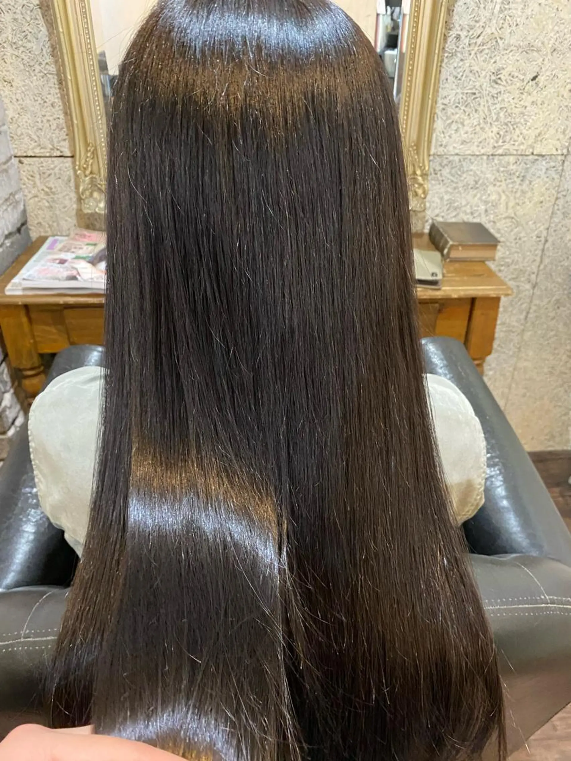 ロング カラー アディクシーカラー 透明感カラー トリートメント ヘアカラー トリートメント PANDOLA あゆり🦋のヘアスタイル