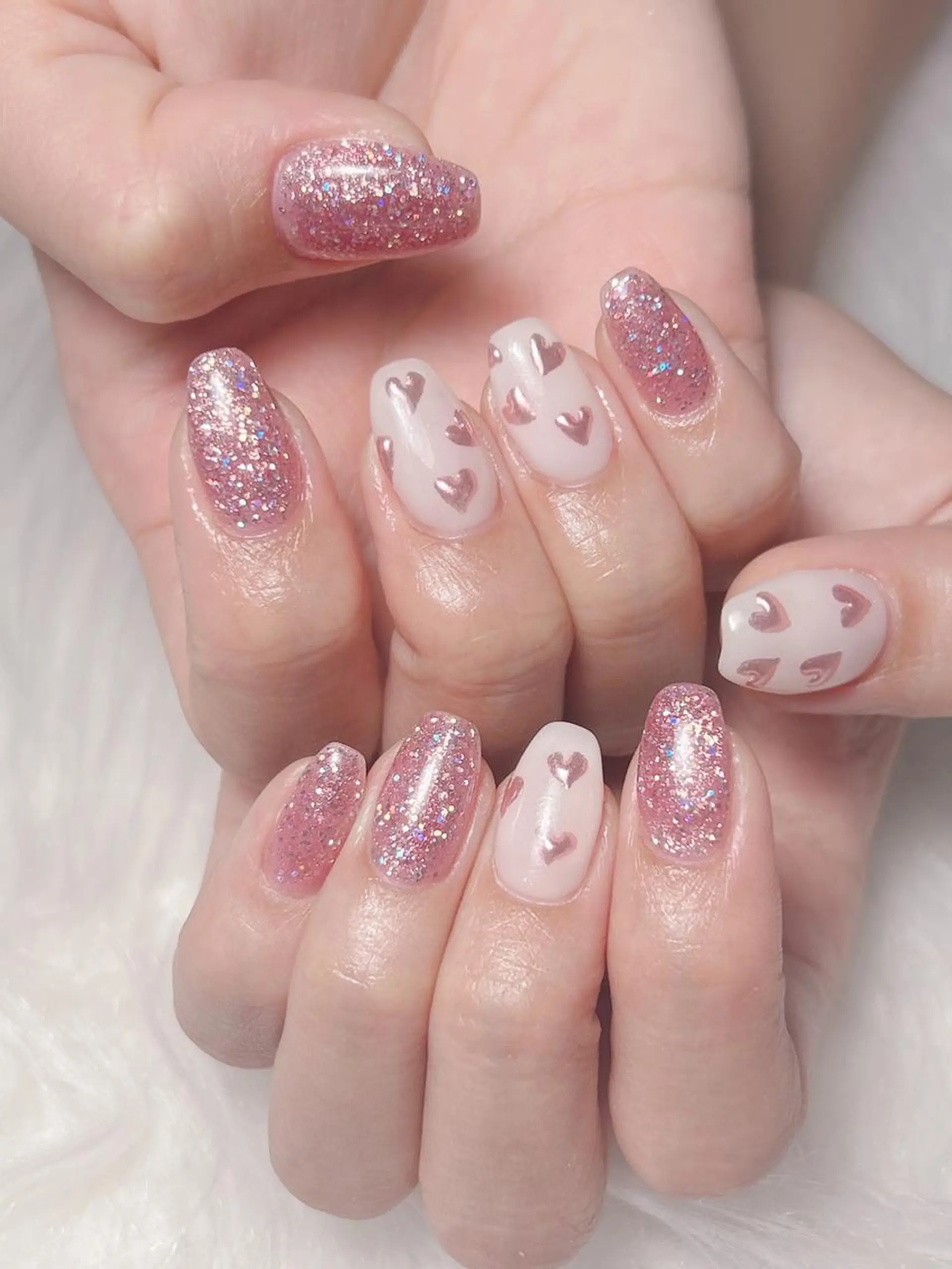 ネイル ハンドネイル ハンドケア 星みこと 長さ出し得意のネイルデザイン