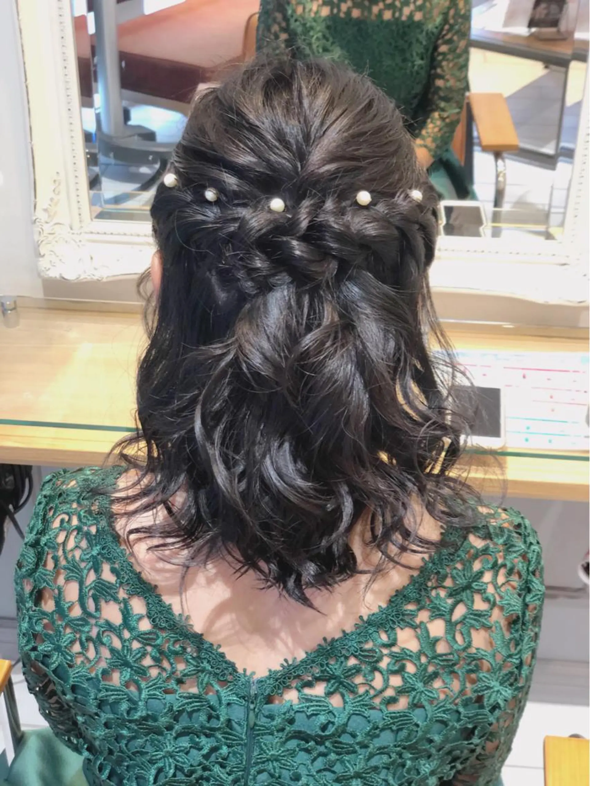 ミディアム ボブ ヘアセット MeL 横浜/ MIHOのヘアスタイル